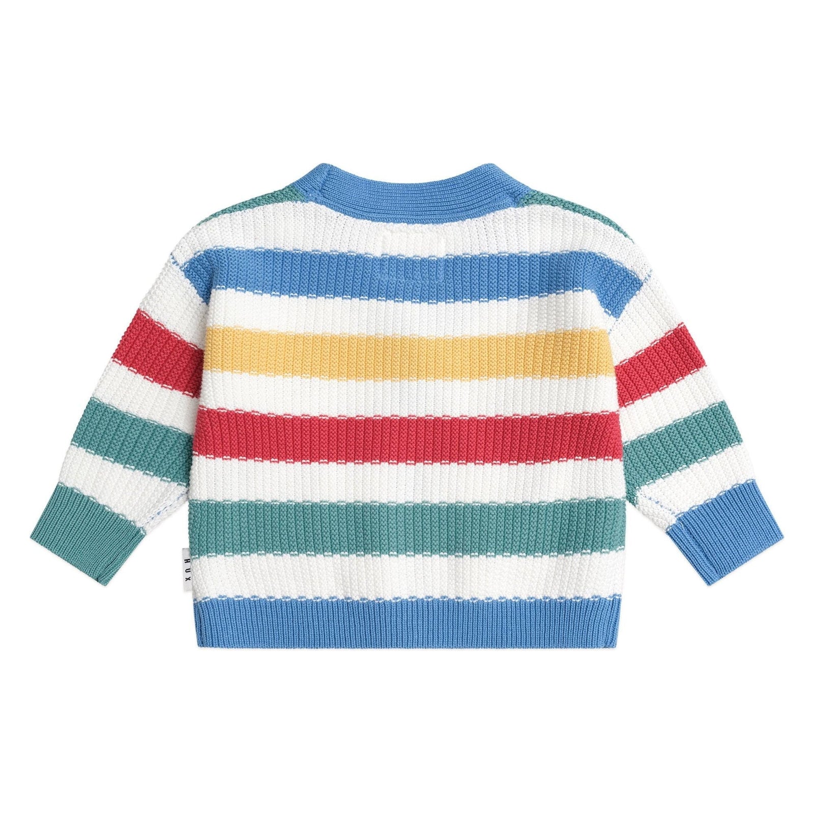 Peekaboo Hux Stripe Knit Cardi - Multi