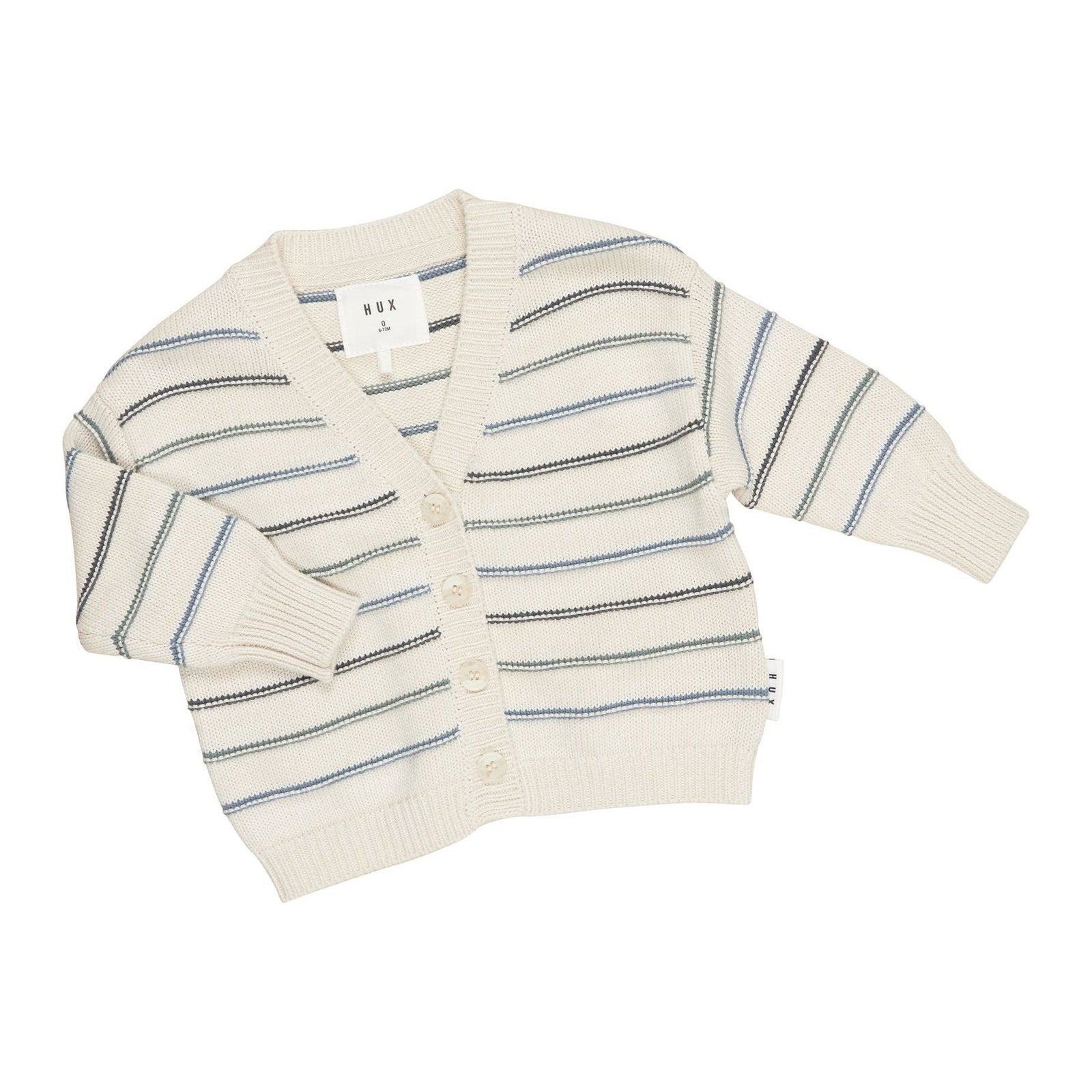 Lake Stripe Boxy Cardi
