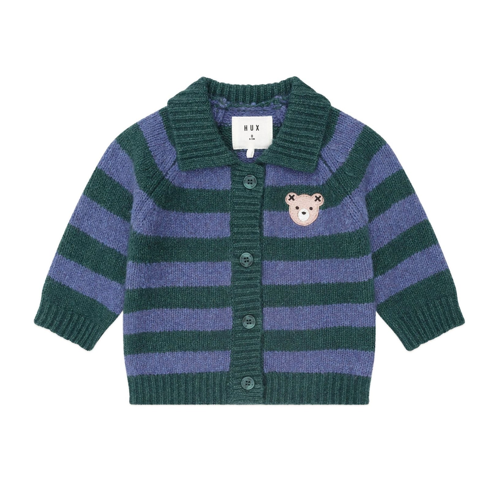 Classic Stripe Collar Knit Cardi