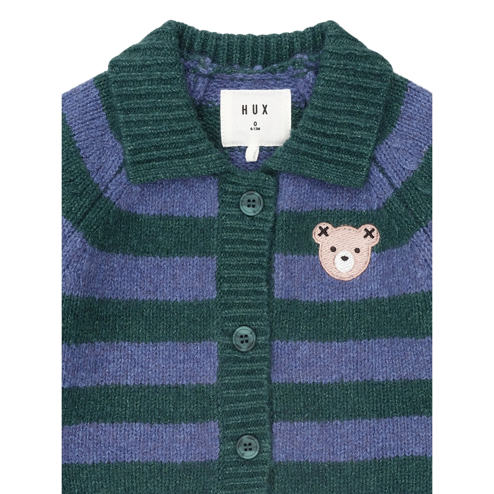 Classic Stripe Collar Knit Cardi