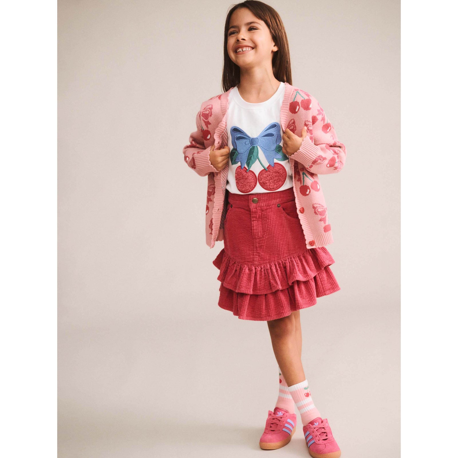Cherry Bow Cardi