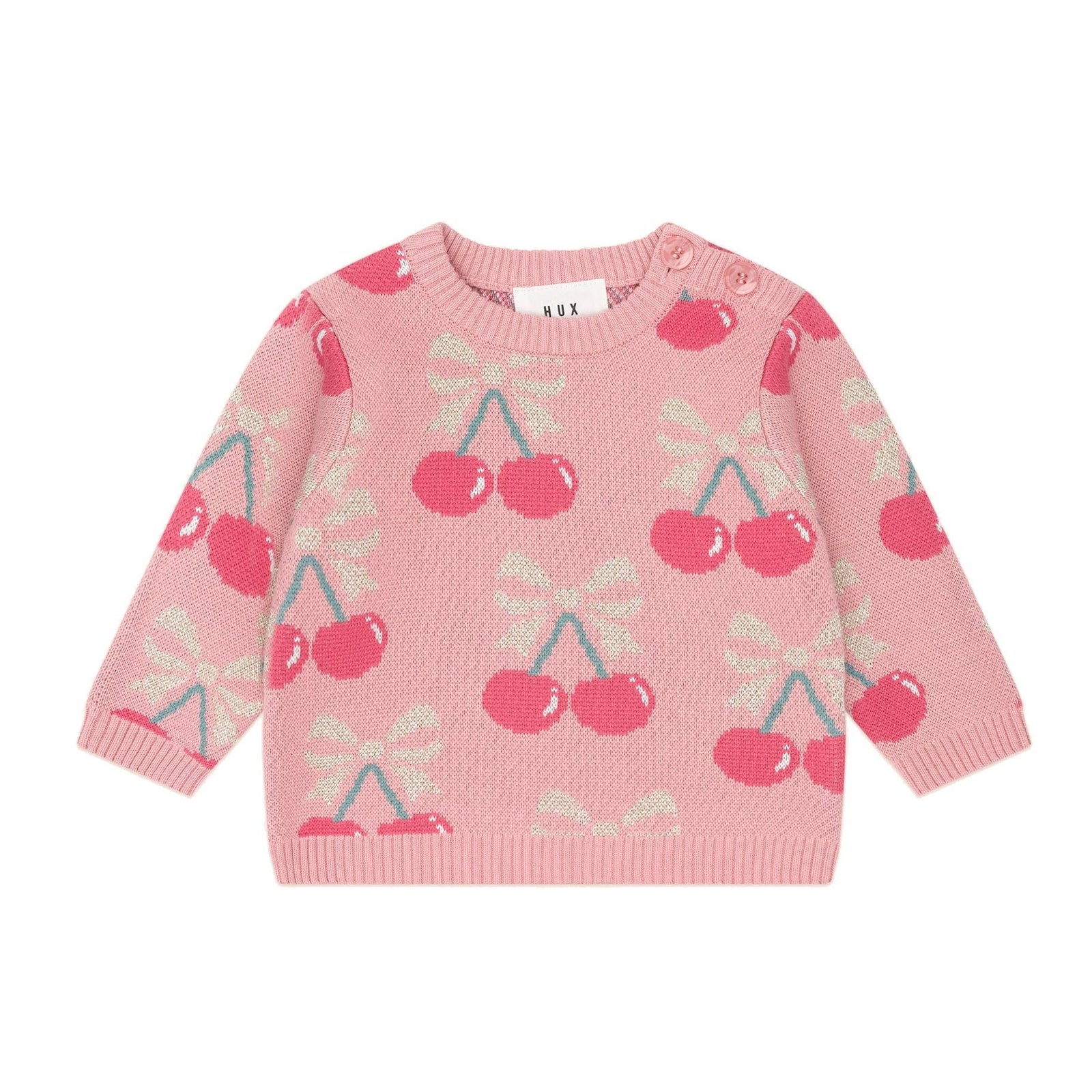 Cherry Bow Pullover
