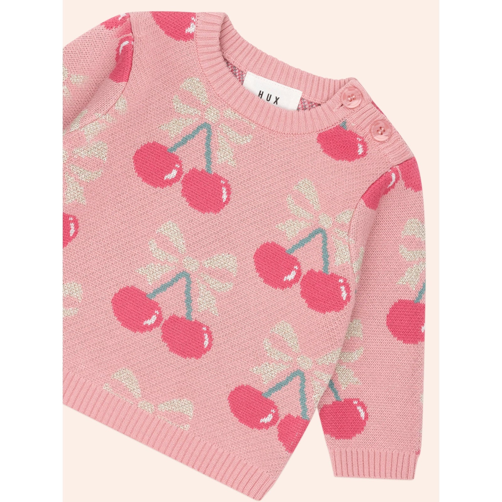 Cherry Bow Pullover