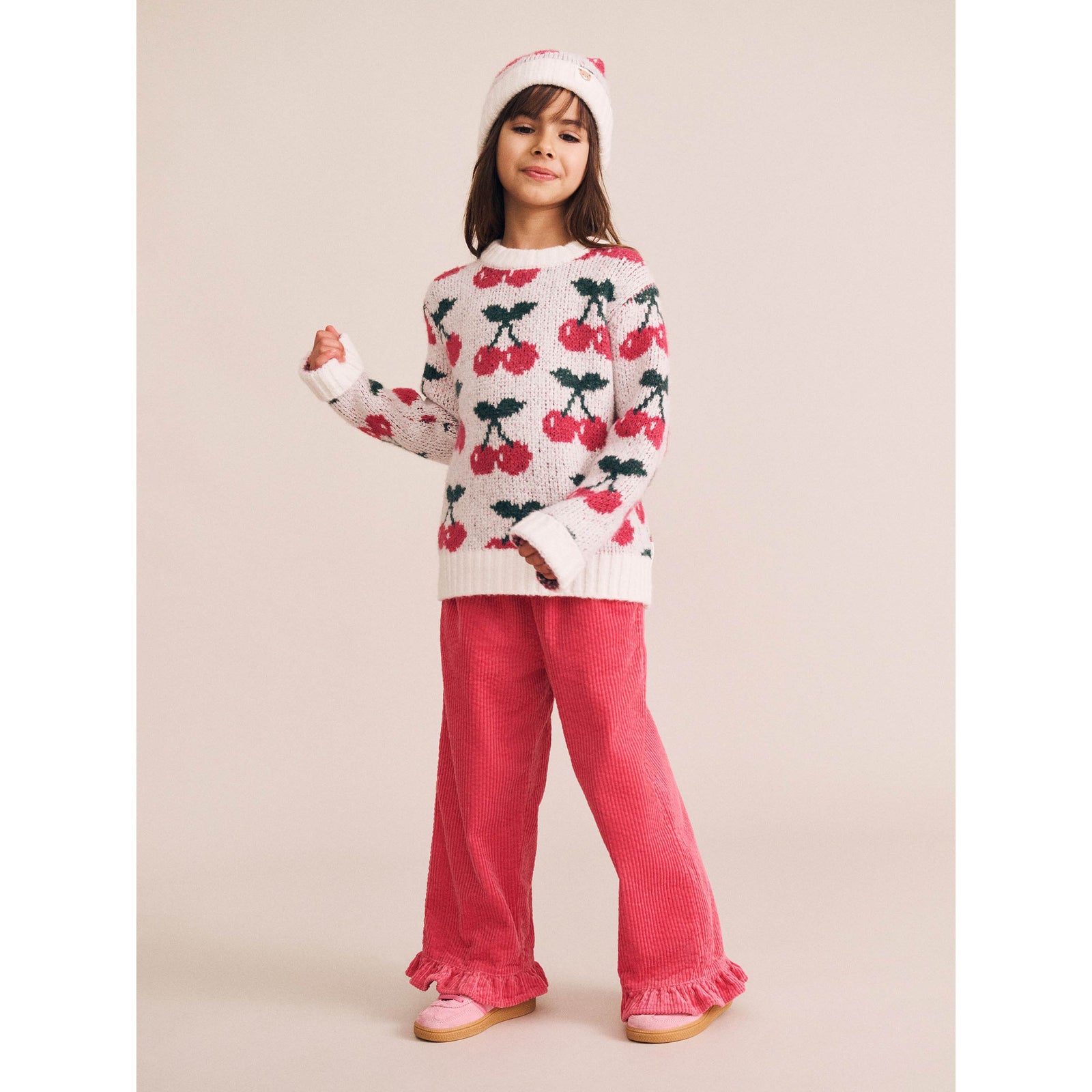 Cherry Knit Pullover
