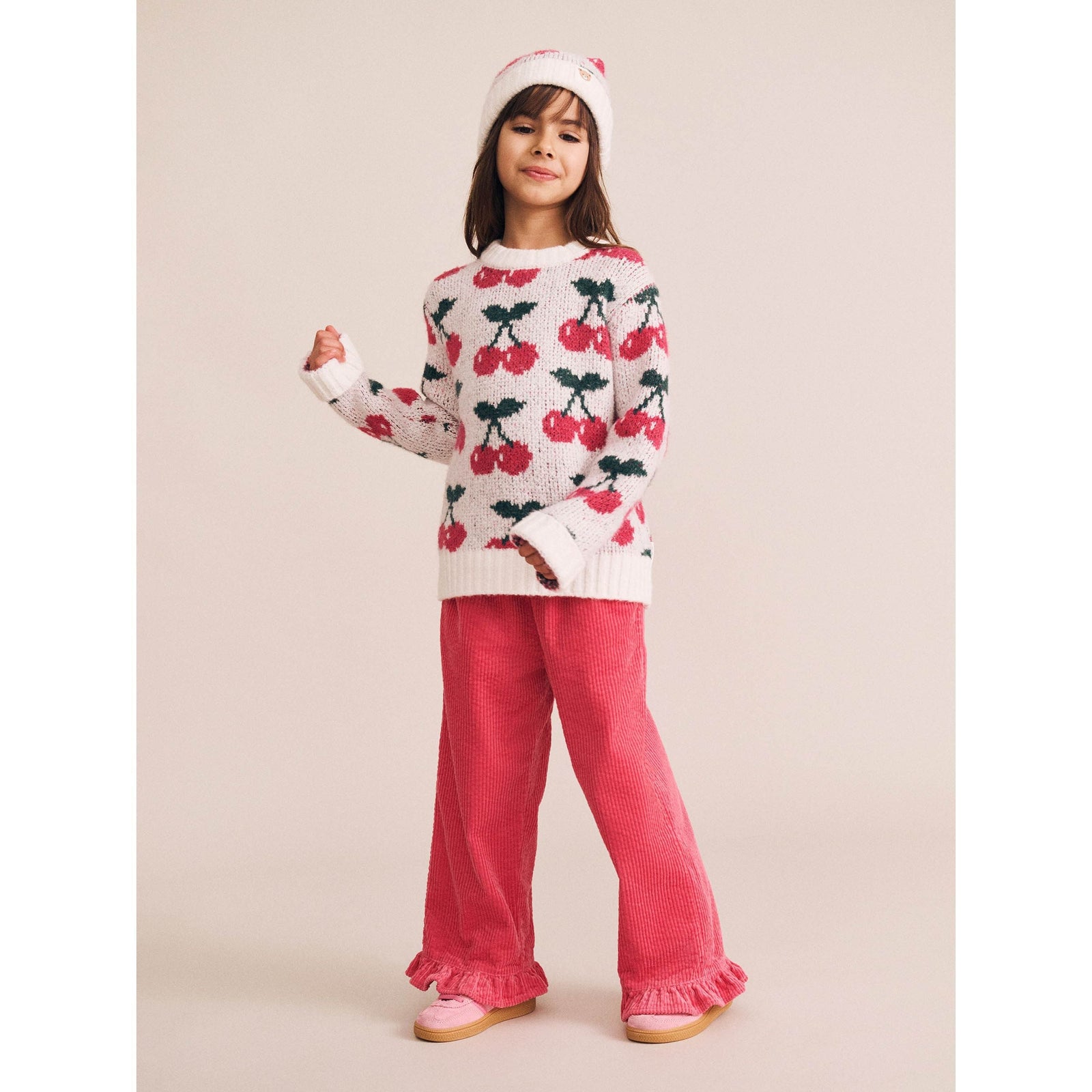 Cherry Knit Pullover