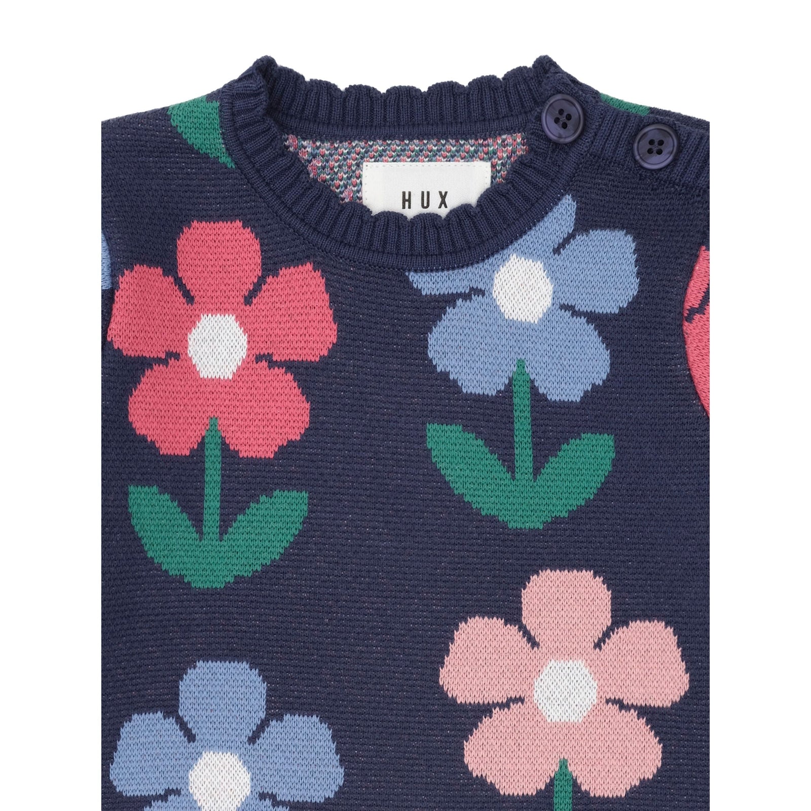 Flower Field Knit Pullover