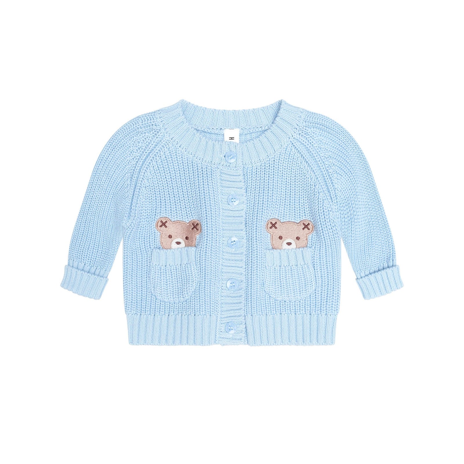 Baby Blue Fisherman Cardi