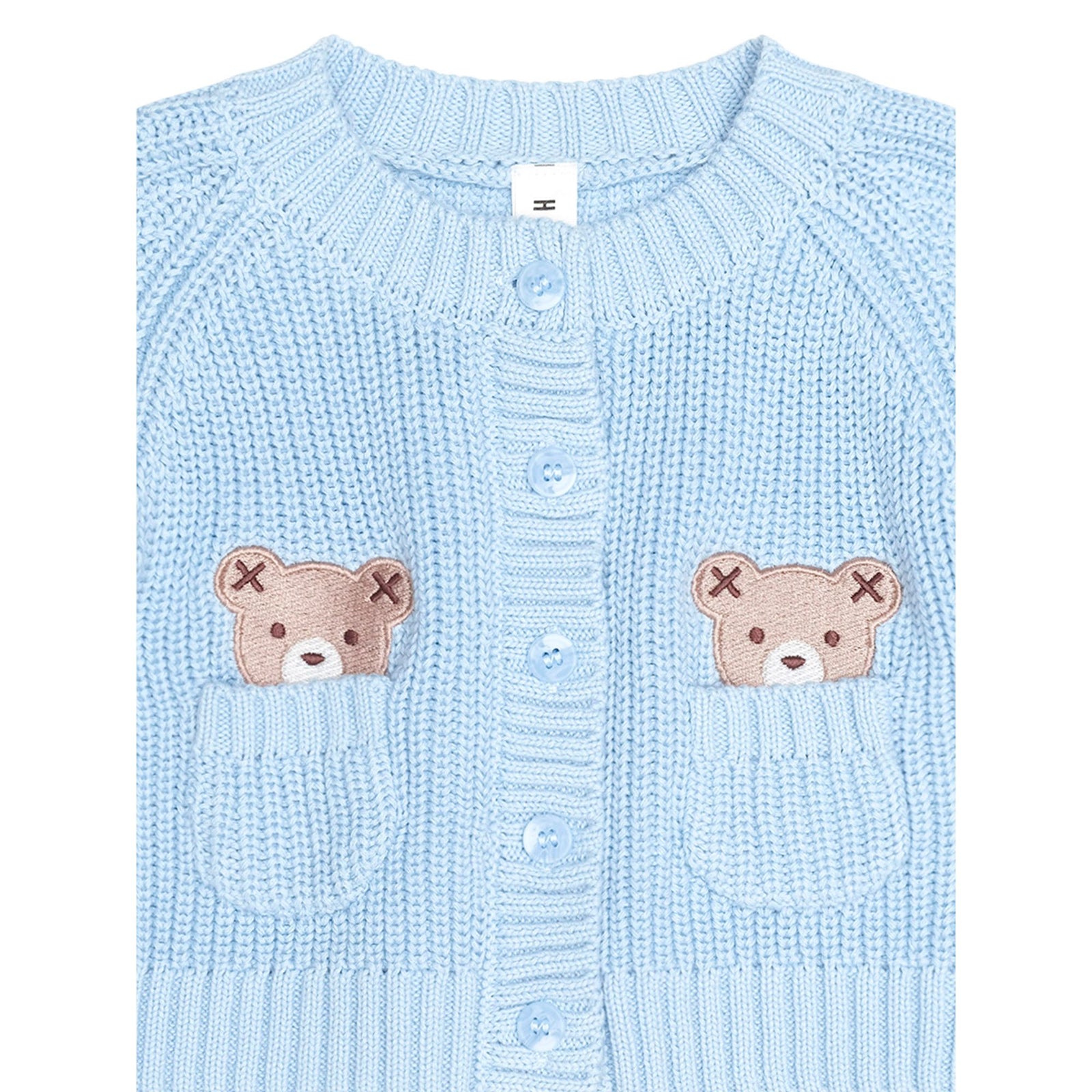 Baby Blue Fisherman Cardi