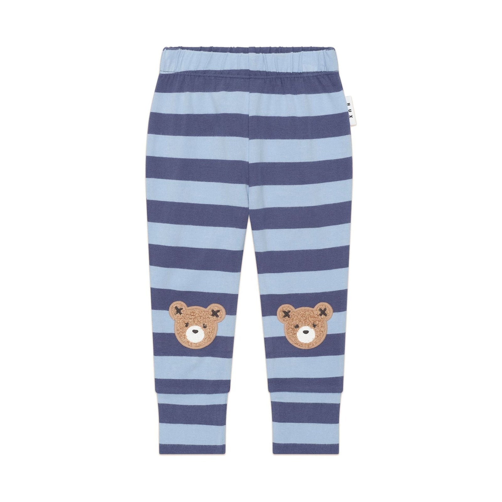 Furry Hux Bear Blue Stripe Legging