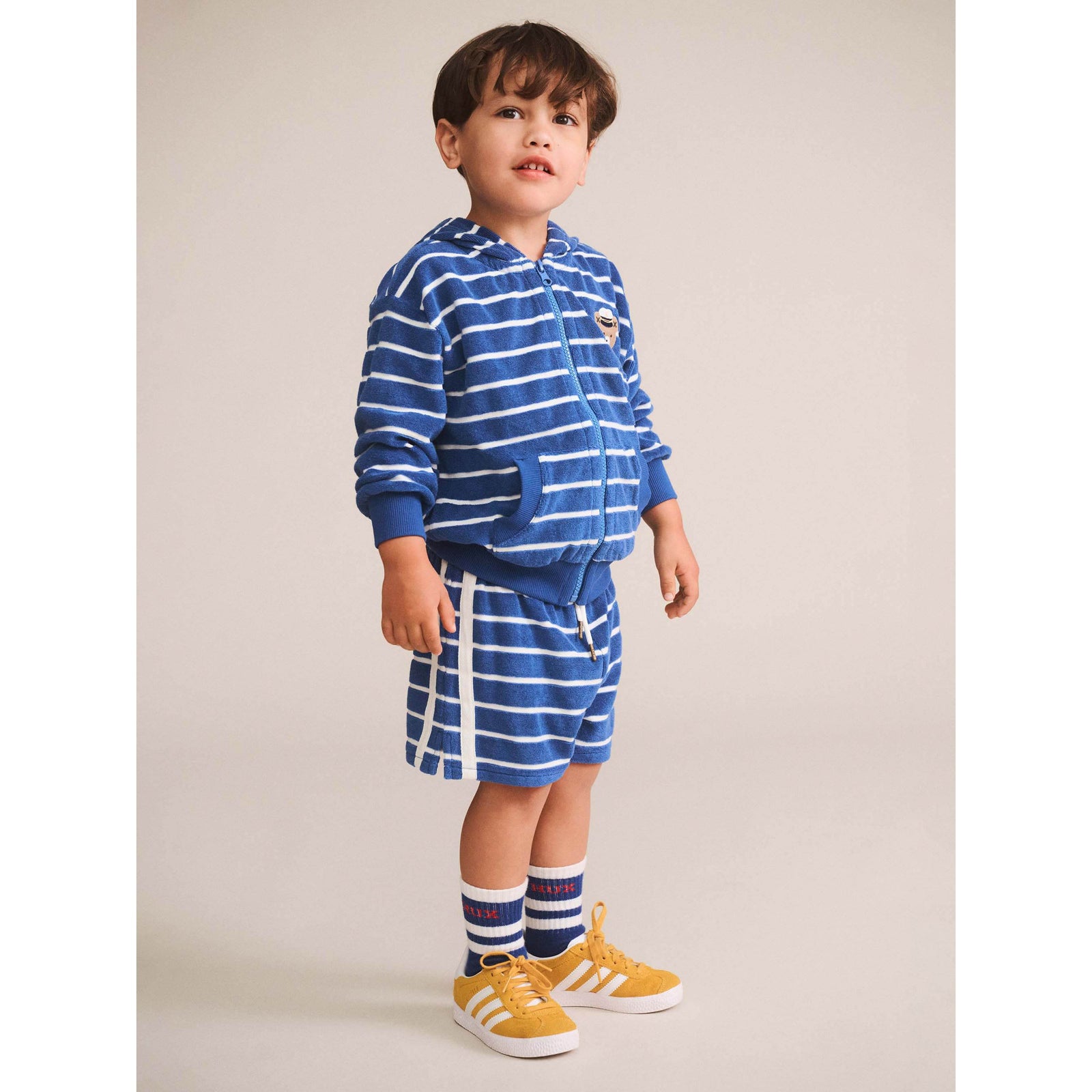 Nautical Stripe Towelling Short