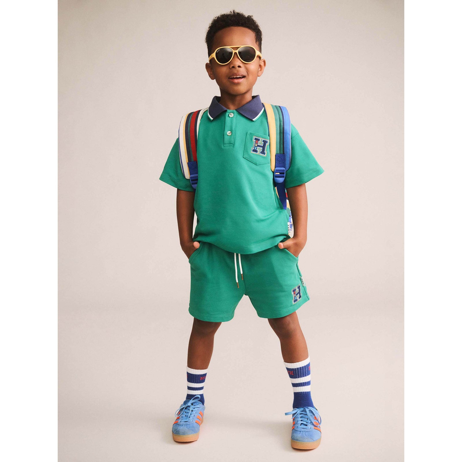 Collegiate Pique Short - Vintage Green