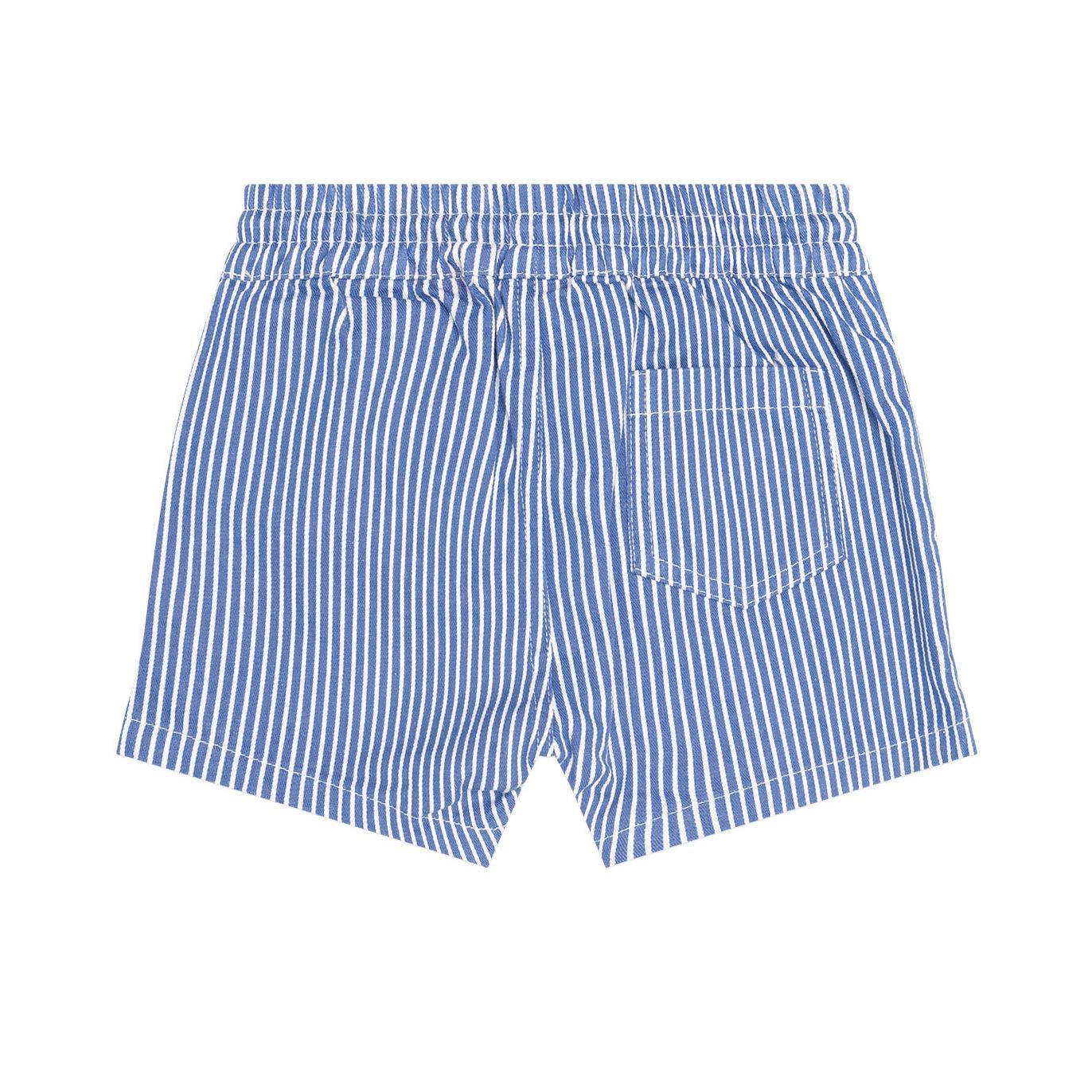 Cobalt Stripe Drawcord Short