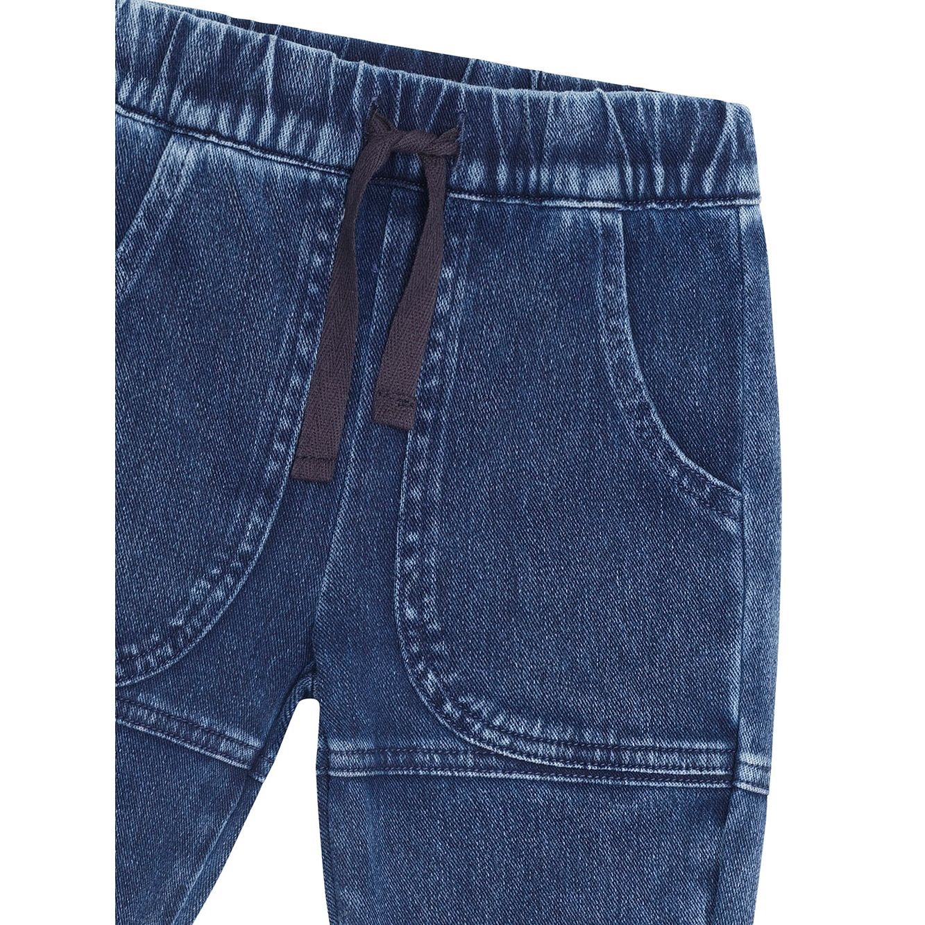 Knit Denim Pocket Pant