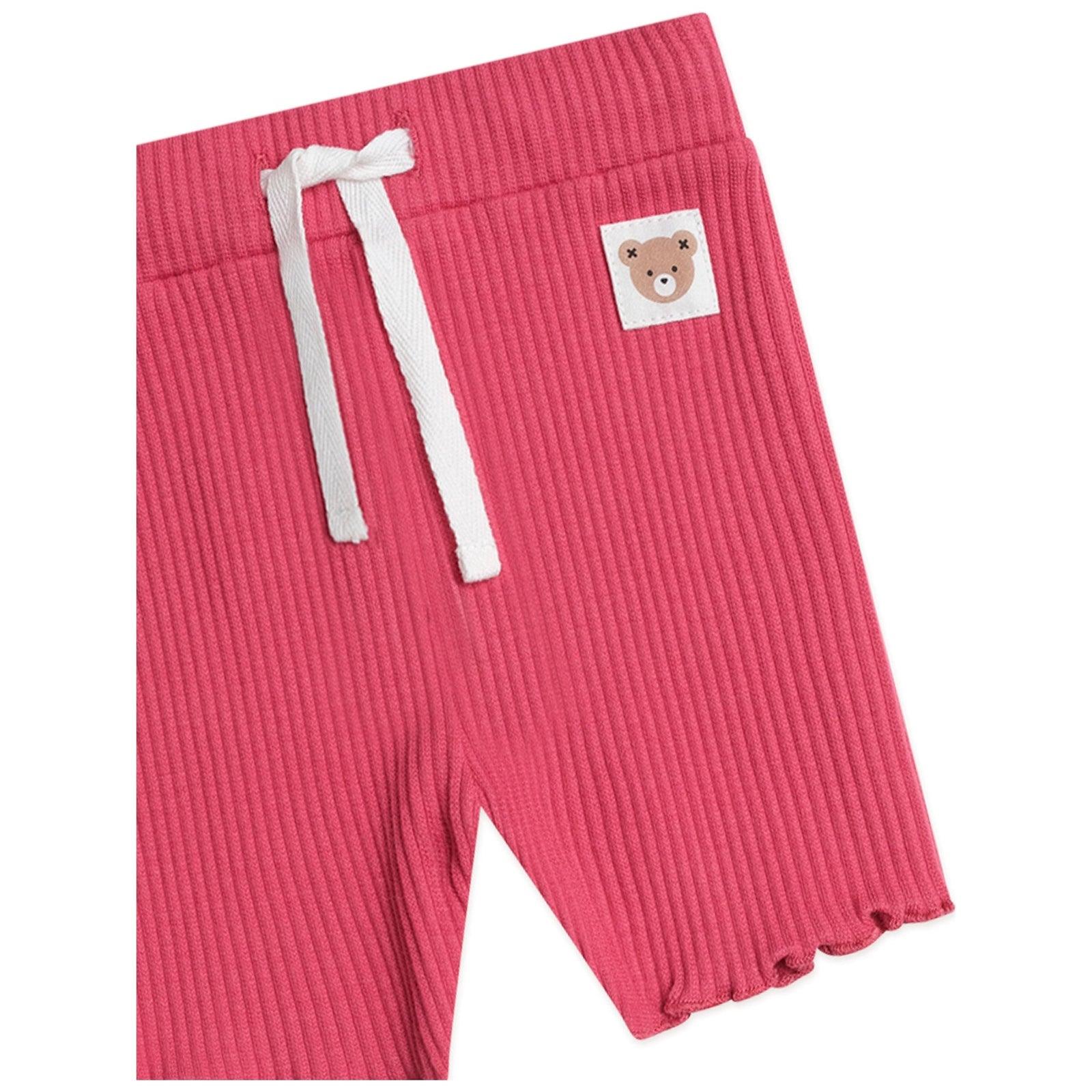 Cherry Rib Bike Shortie