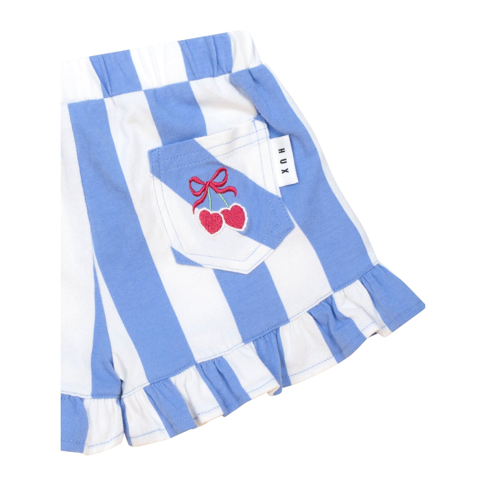 Seaside Cherry Stripe Frill Skort