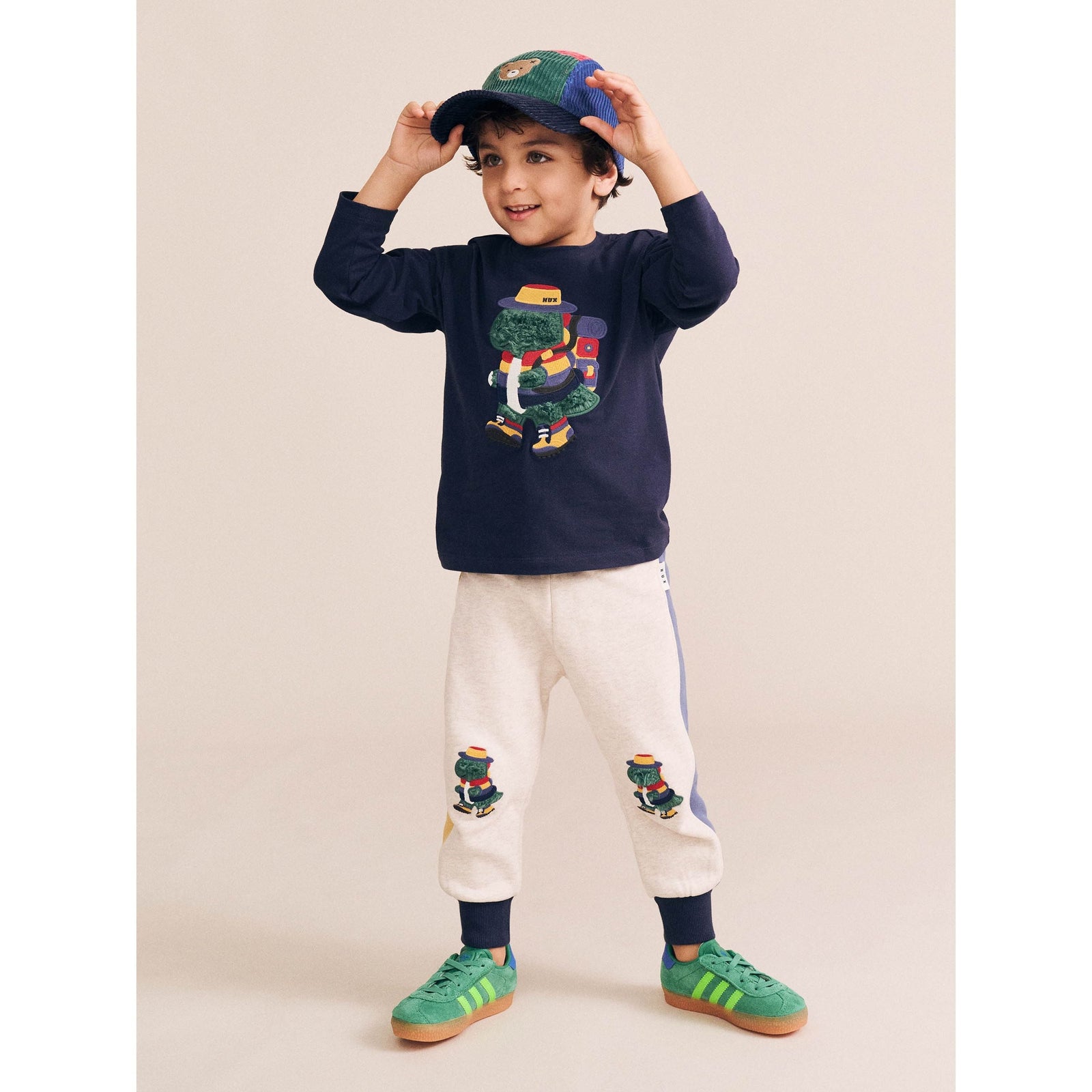 Camping Dino Colour Block Trackpant