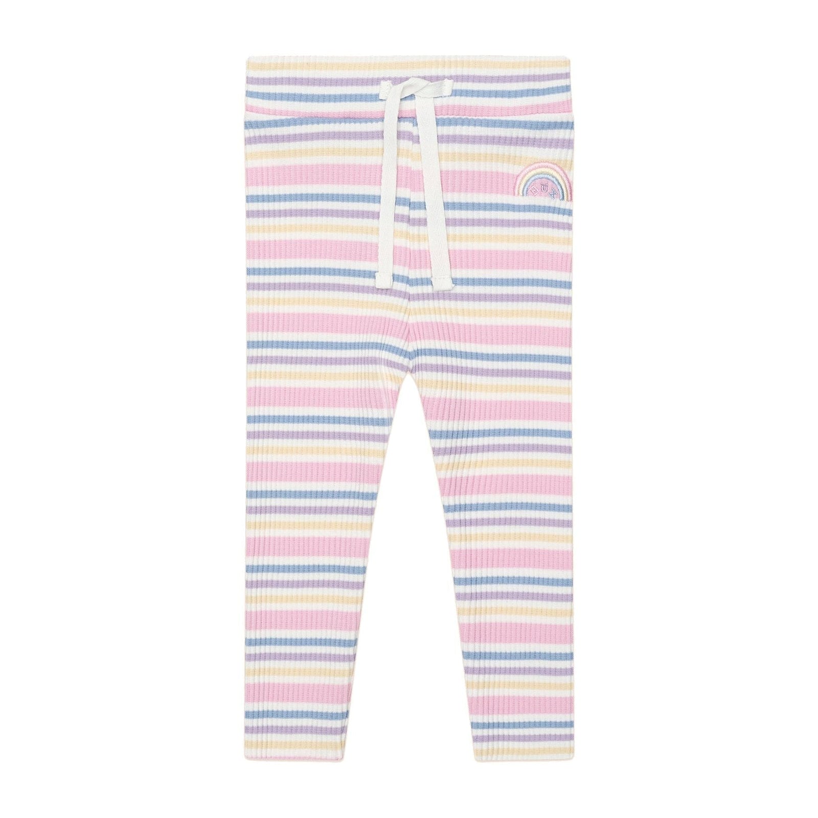 Rainbow Stripe Rib Legging