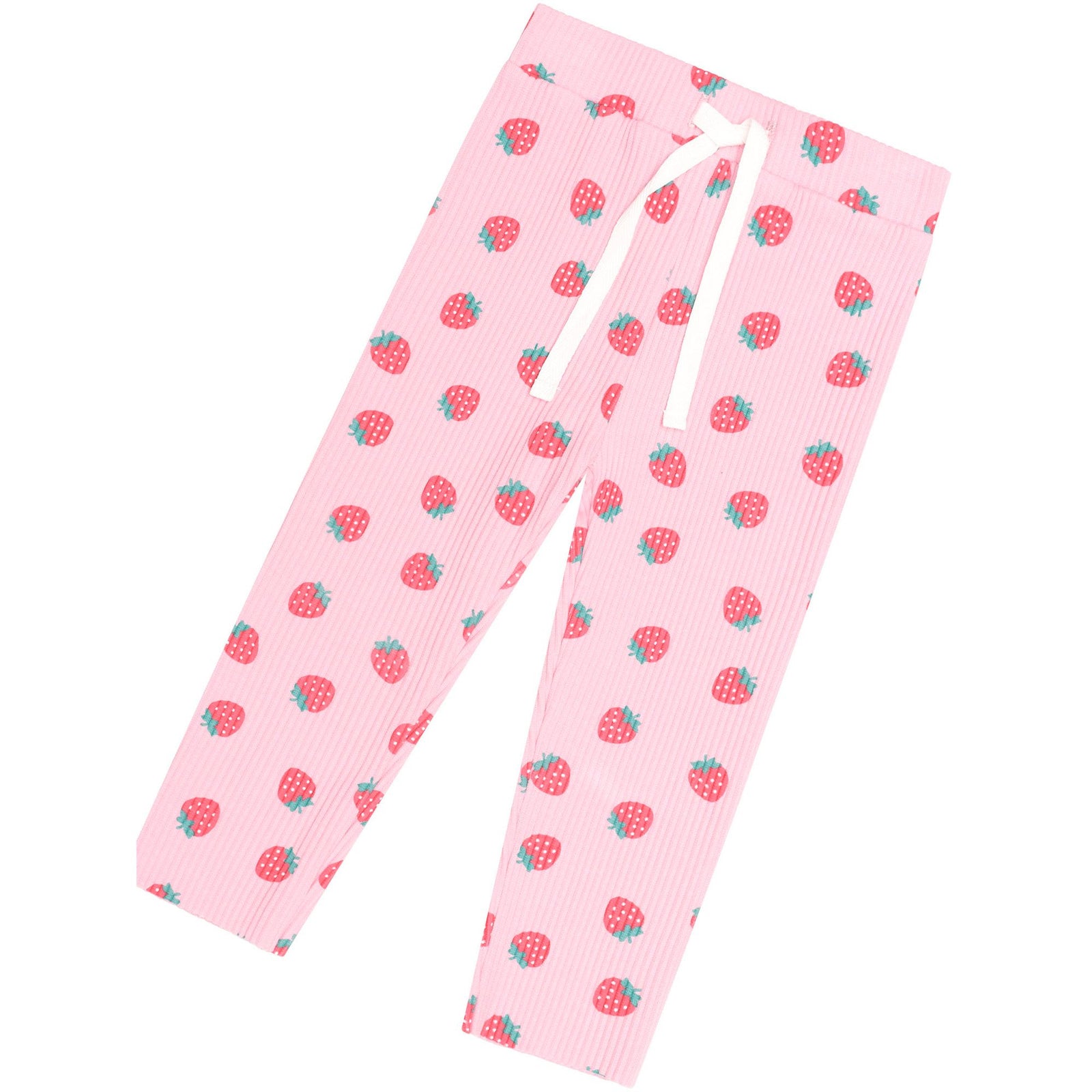 Strawberry Print Rib Legging