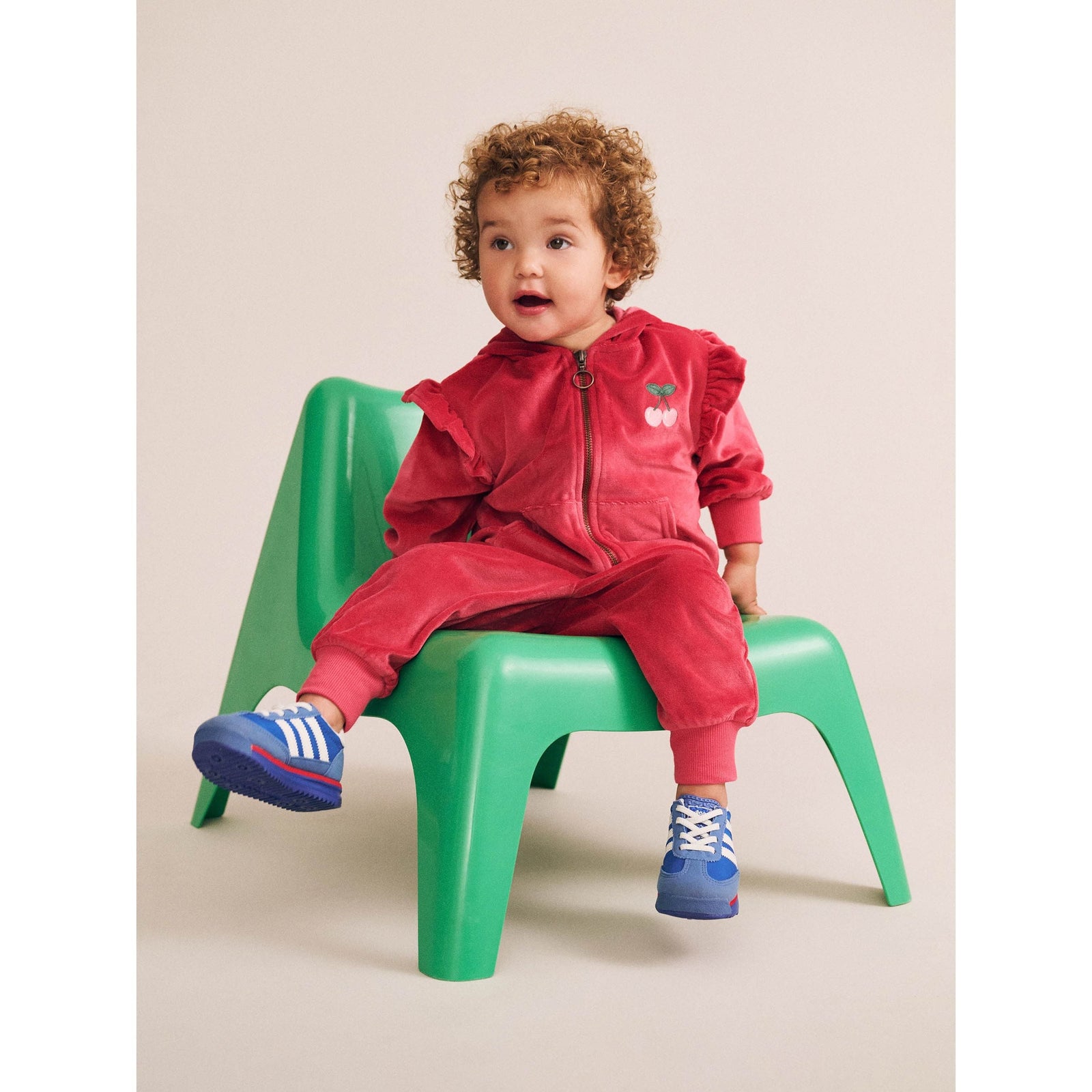 Very Cherry Velour Trackpant