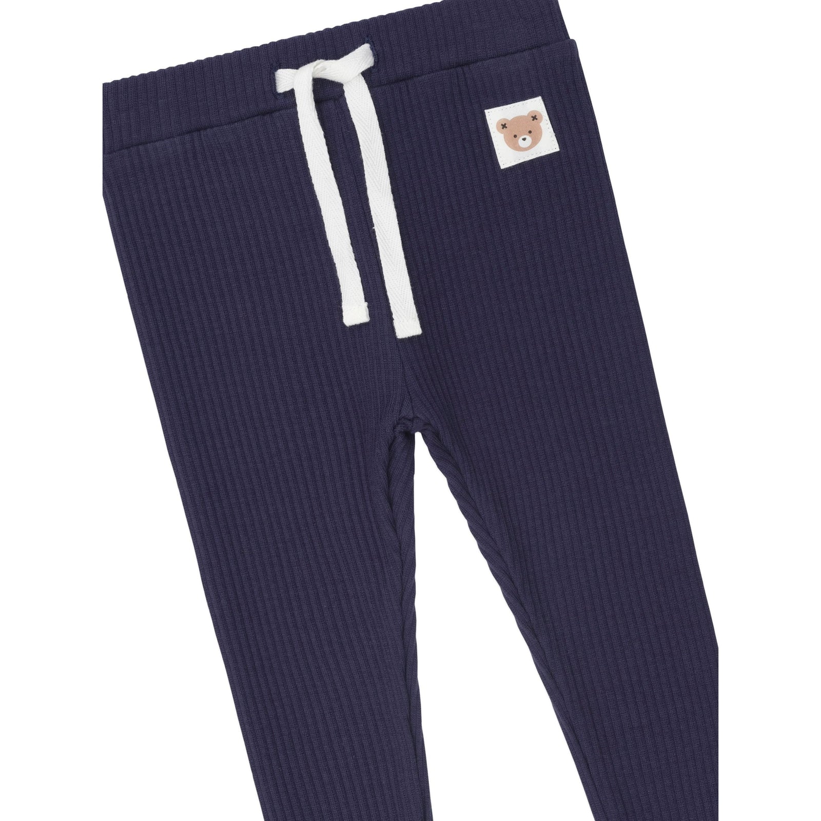Navy Rib Legging