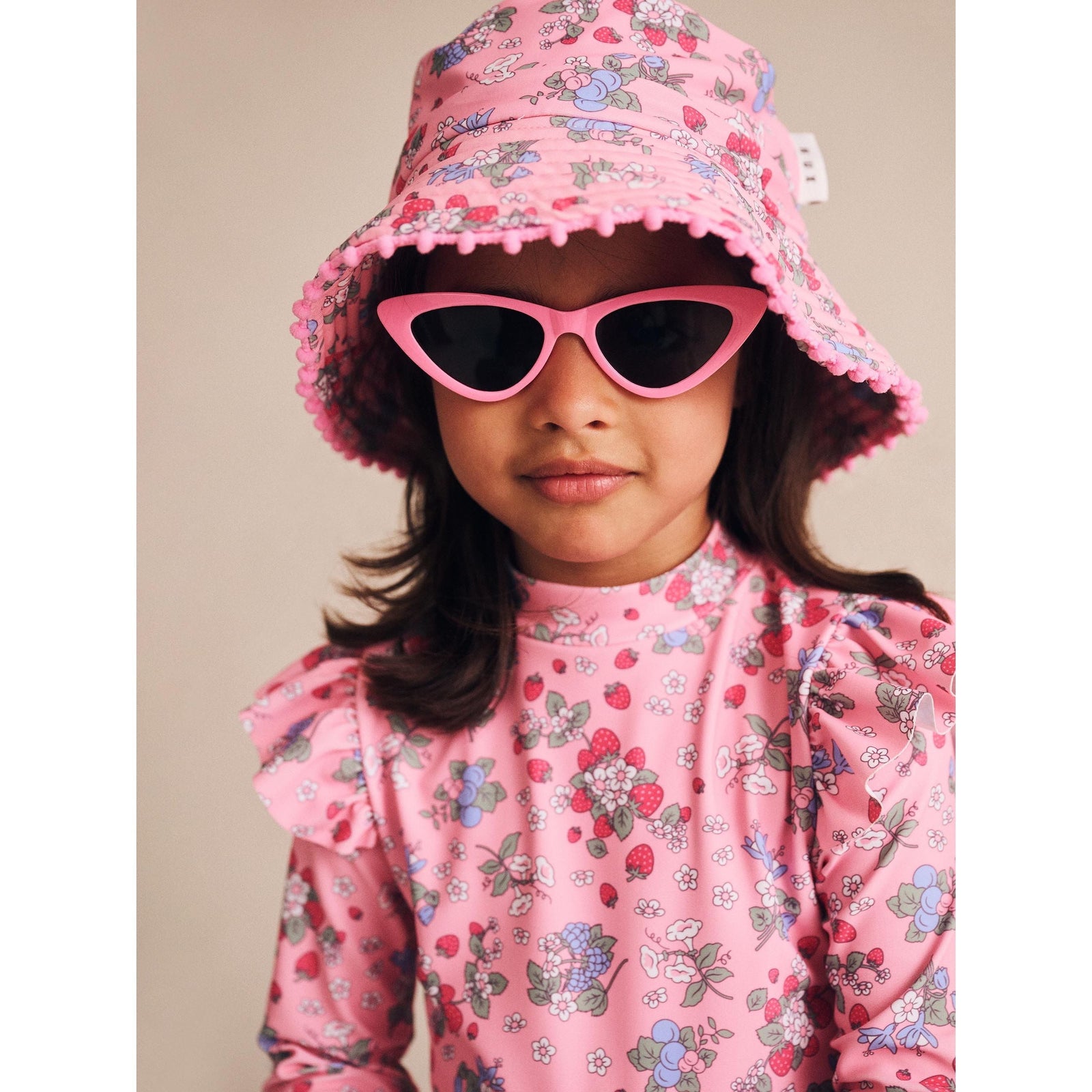 Strawberry Garden Swim Hat