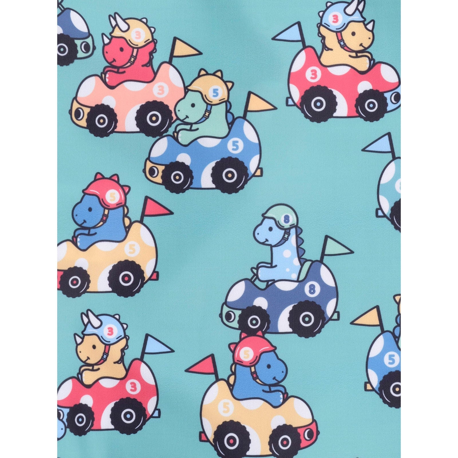 Racer Dino Swimsuit Shortie