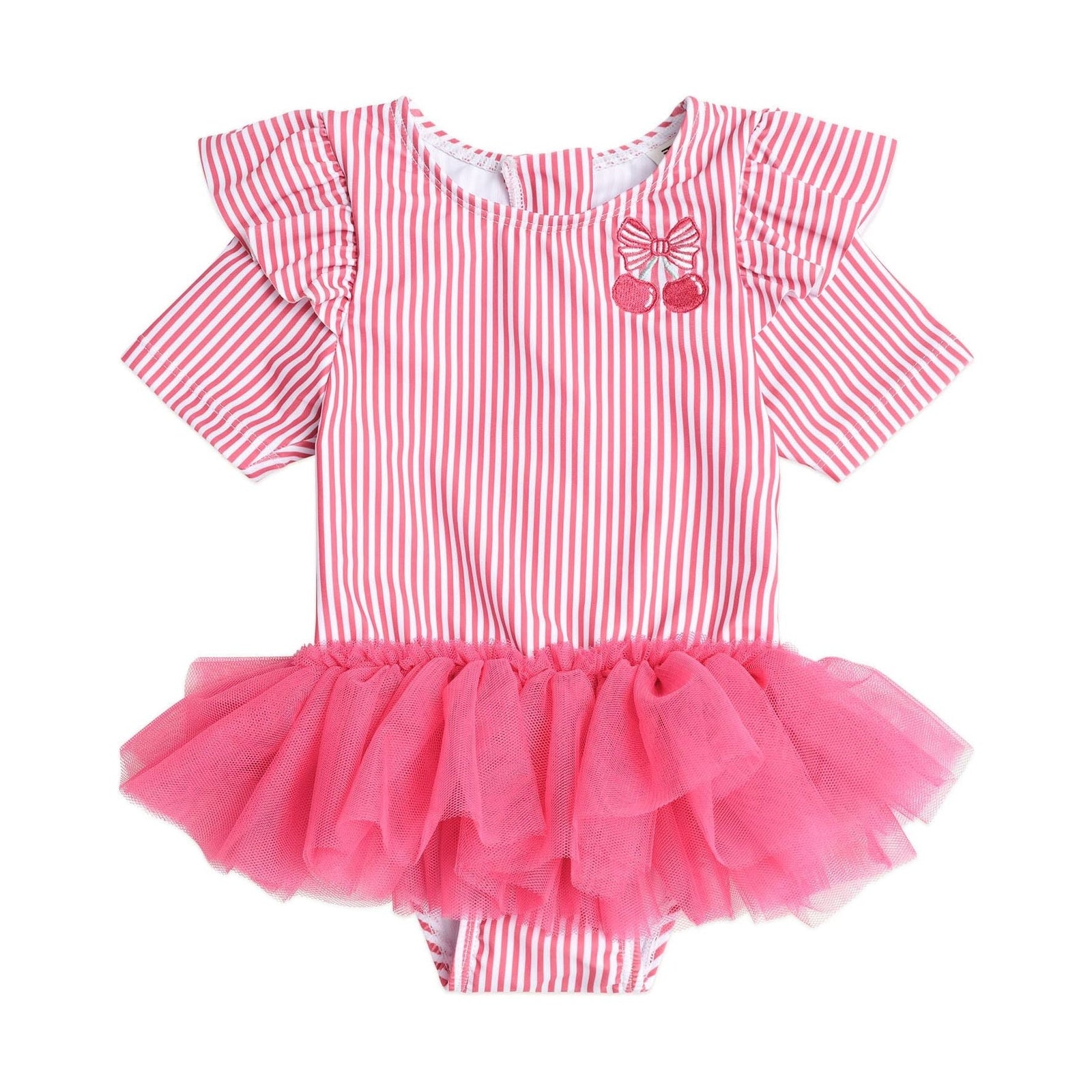 Ballerina Swimsuit Cherry Pie Stripe