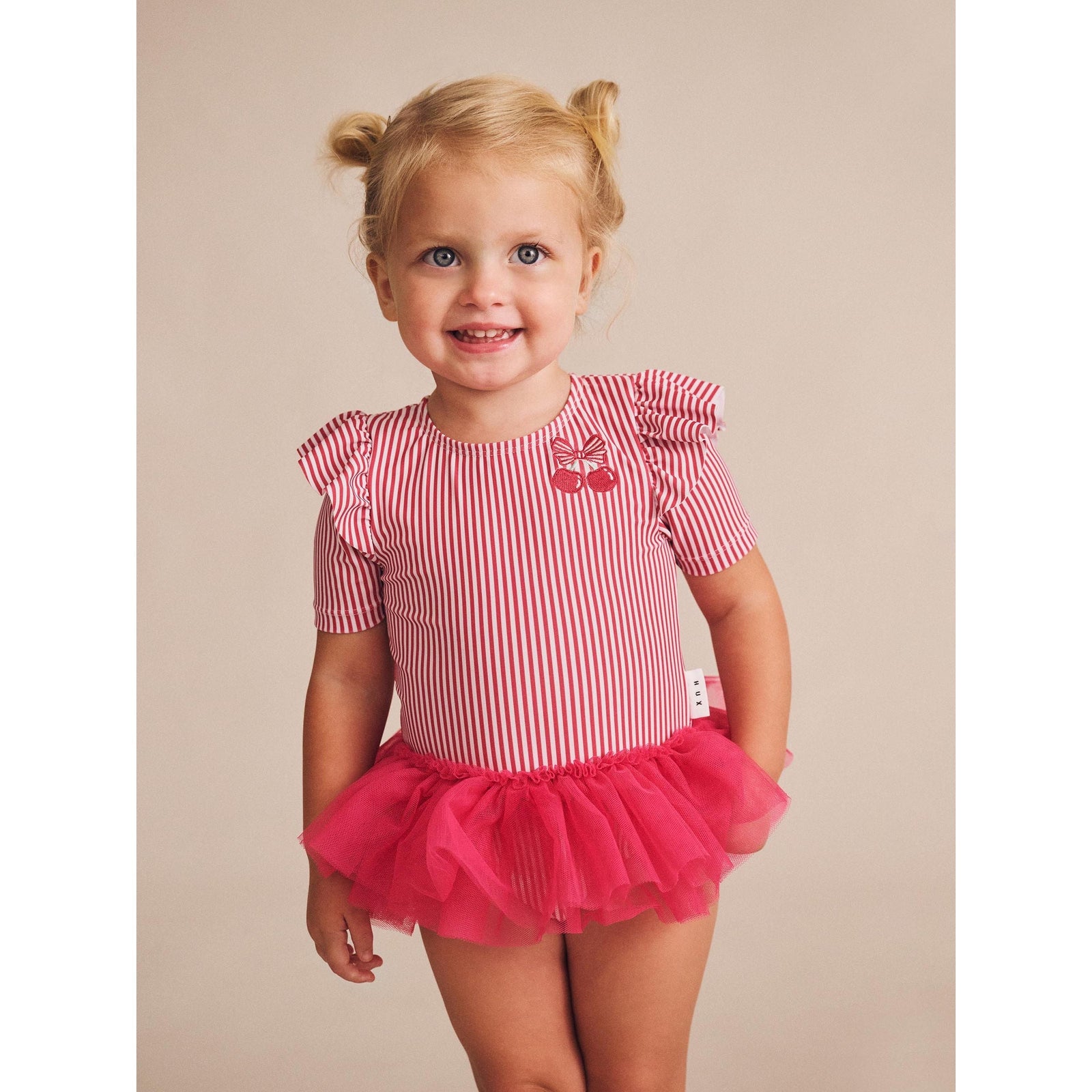 Ballerina Swimsuit Cherry Pie Stripe