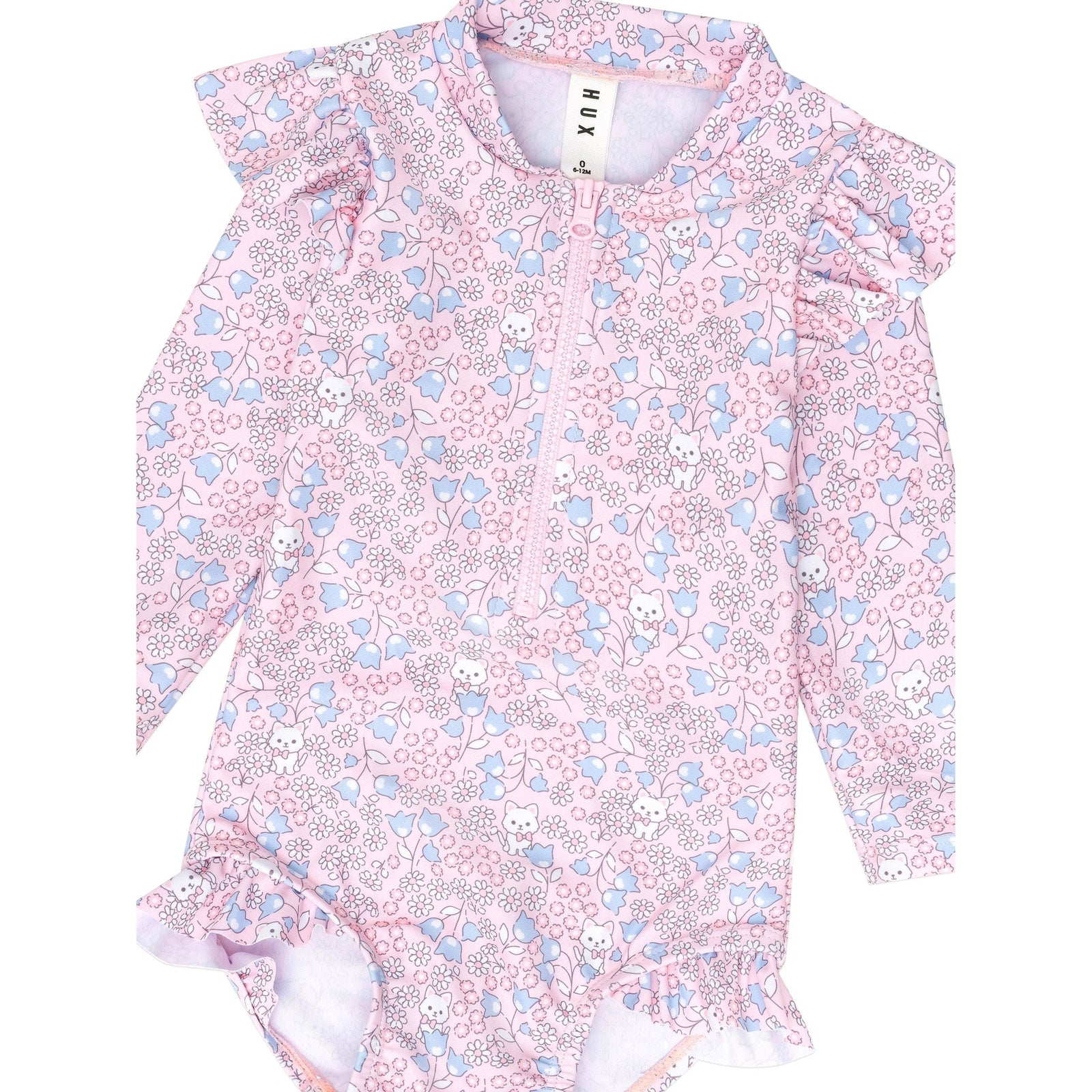 Bluebell Floral Zip Swimsuit