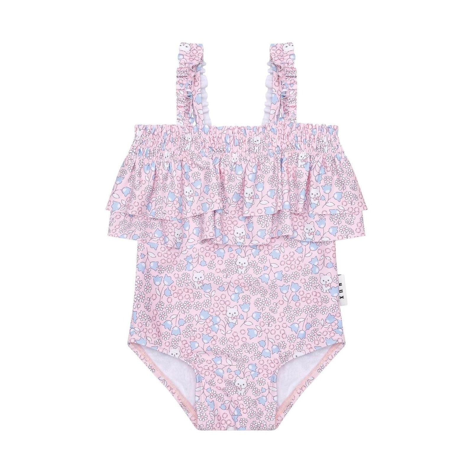 Bluebell Floral Frill Swimsuit