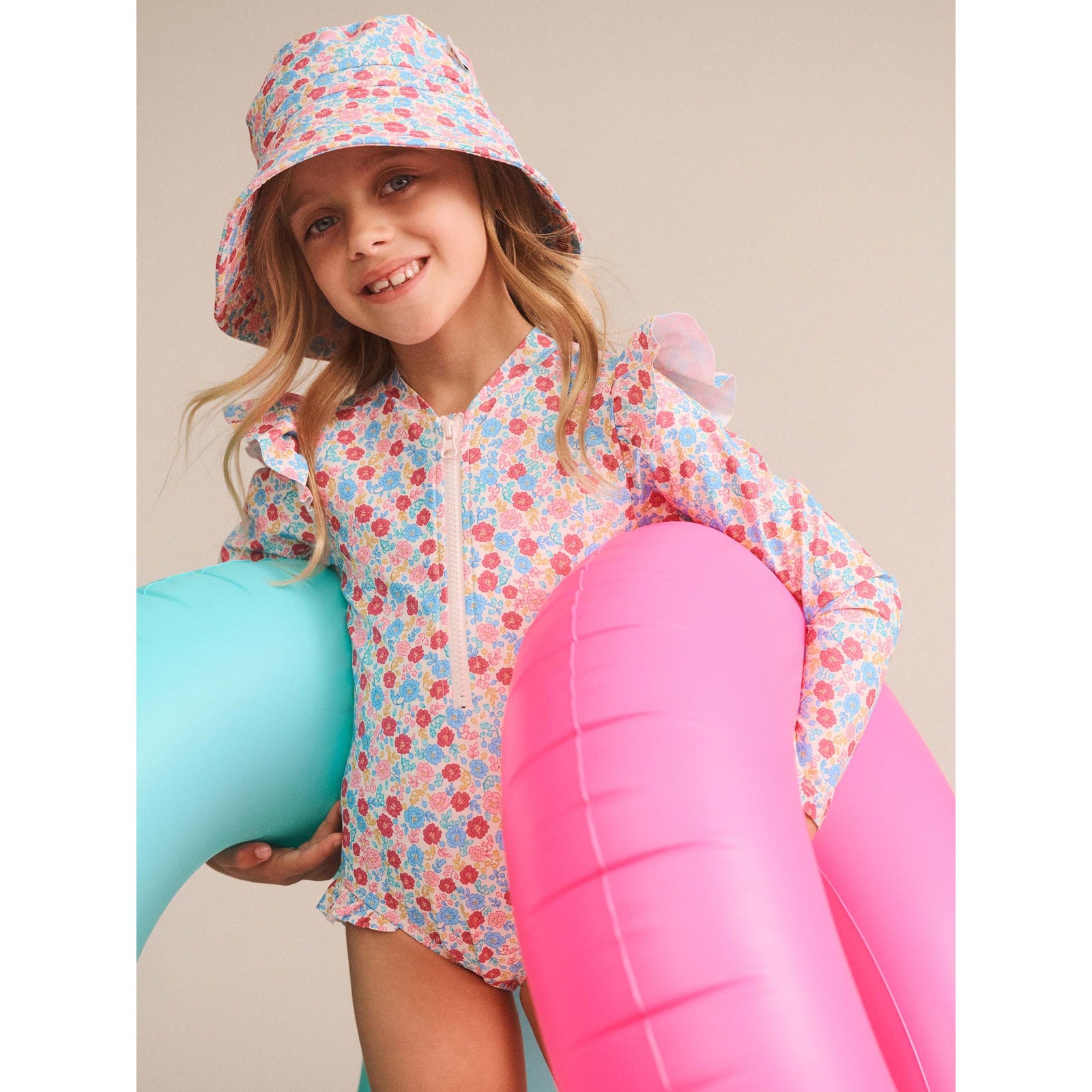 Vintage Floral Swimhat