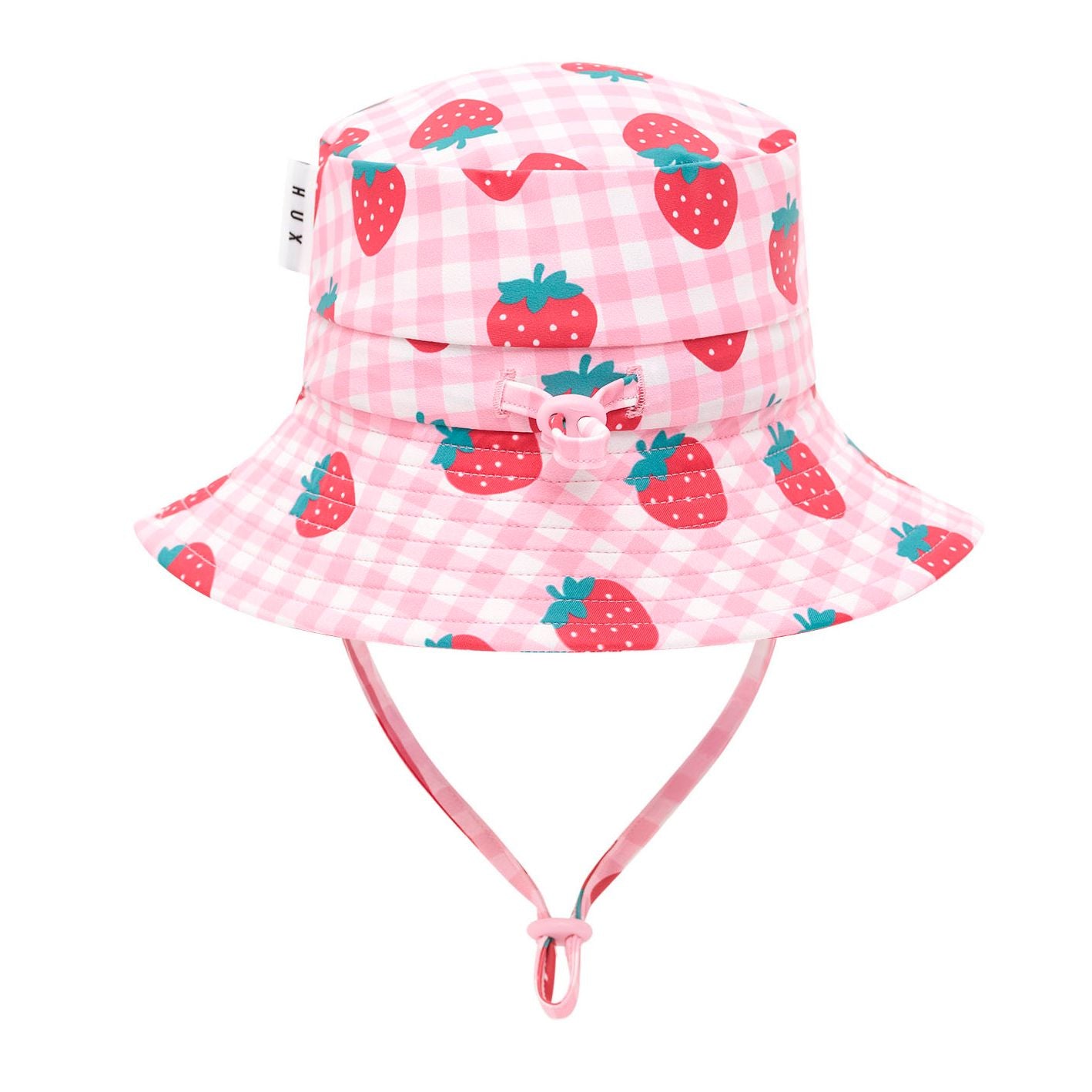 Strawberry Check Swimhat