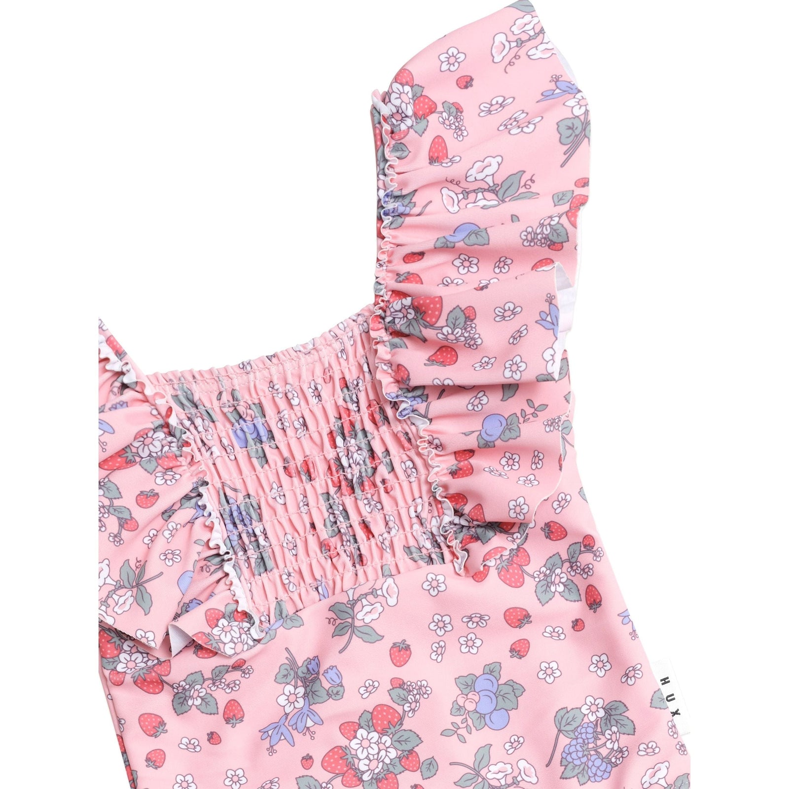 Strawberry Garden Shirred Swimsuit