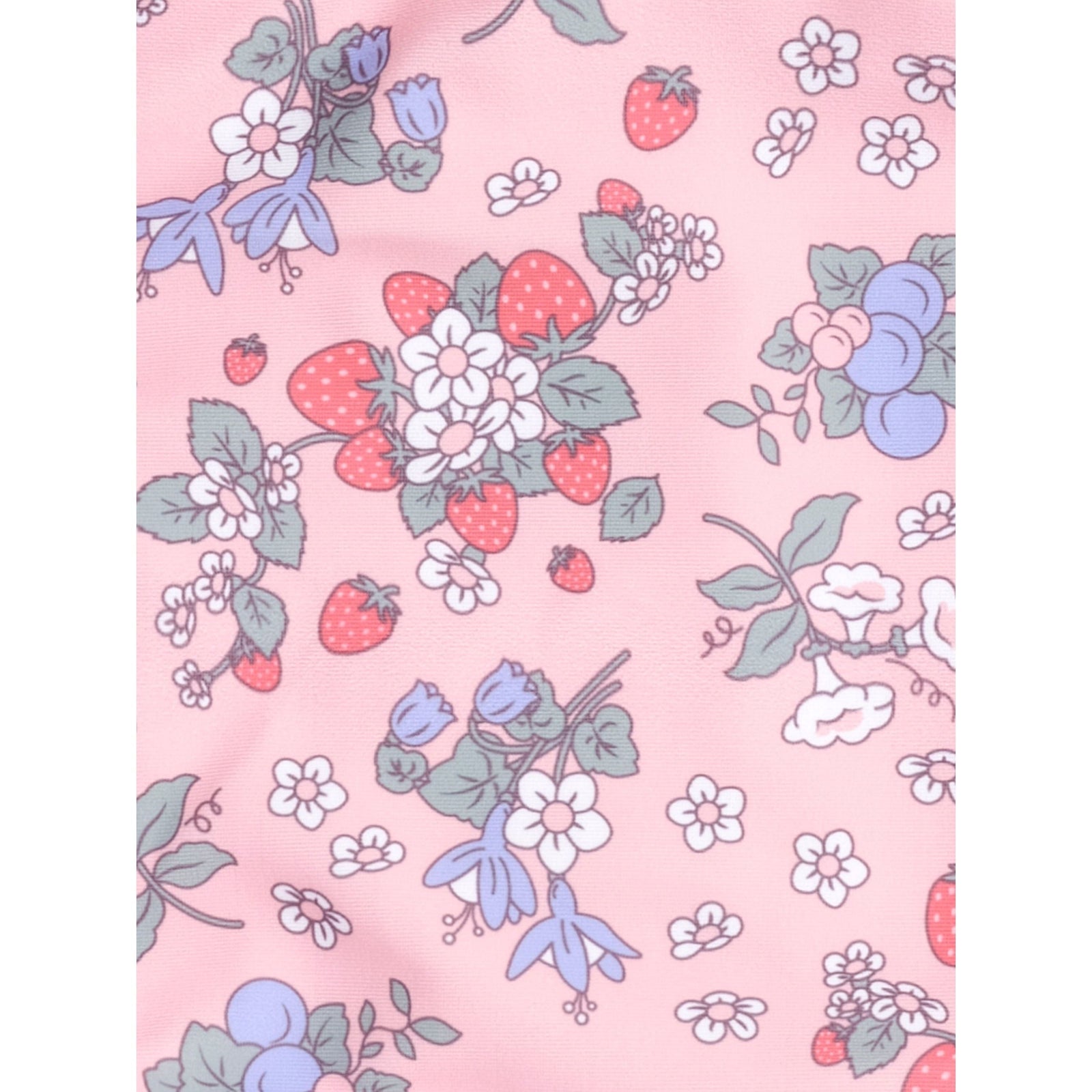 Strawberry Garden Shirred Swimsuit