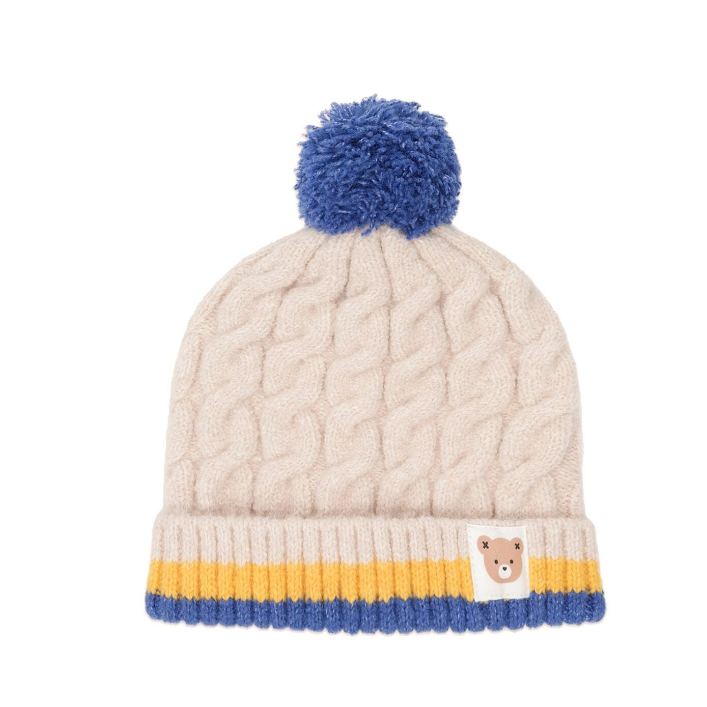 Cable Stripe Beanie