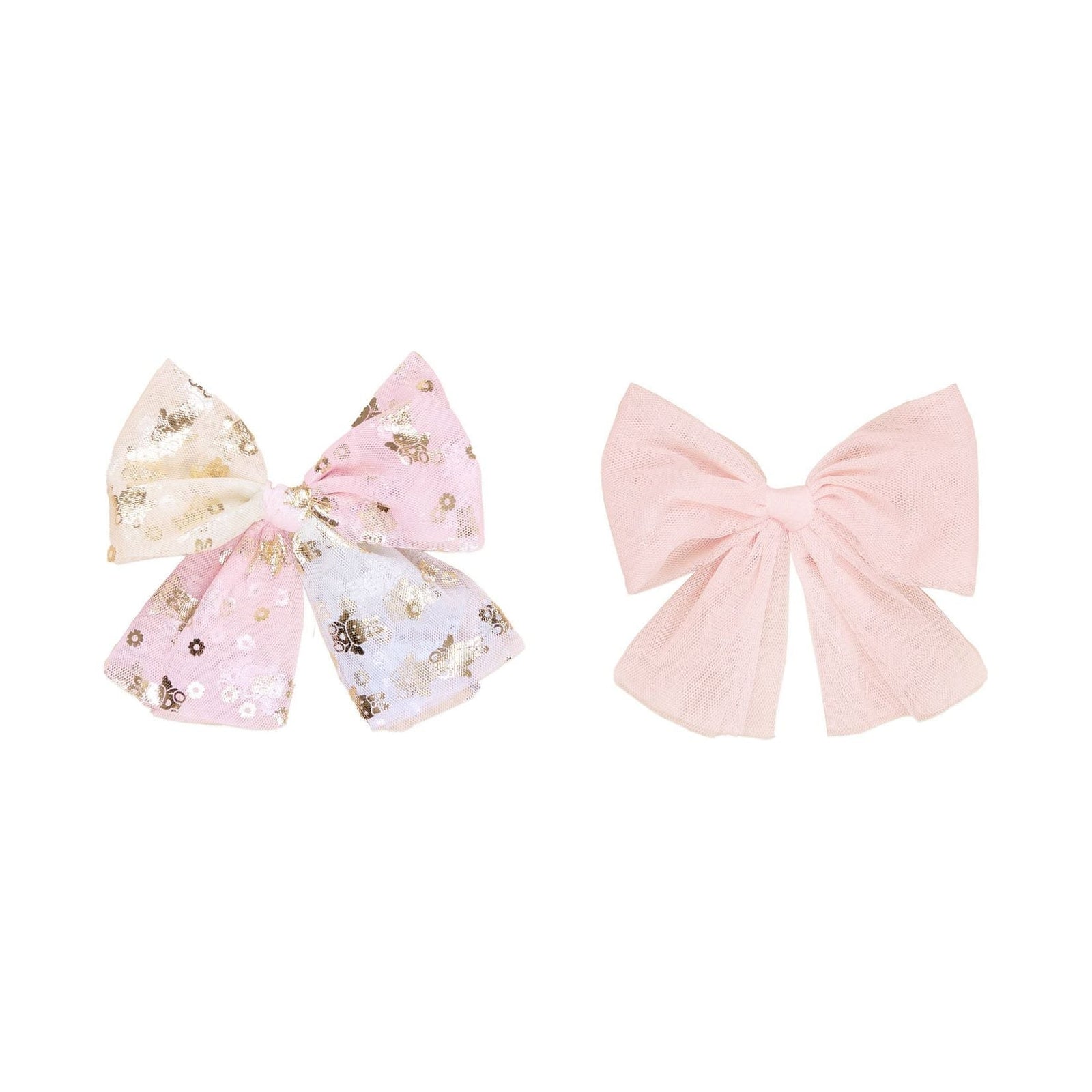 Fairy Bunny Tulle Pk Hair Bow