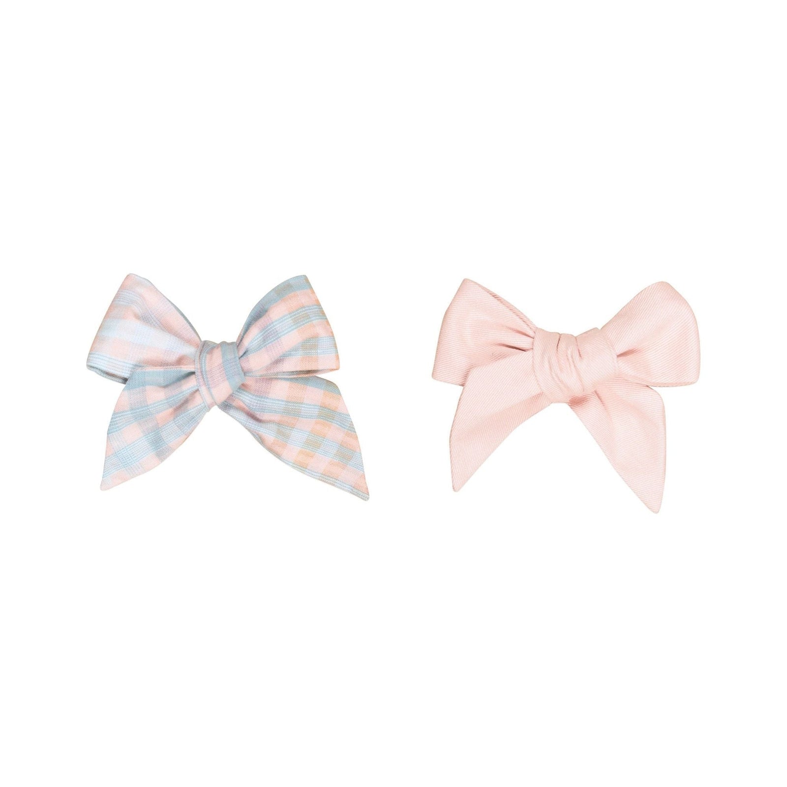 Rainbow Check 2Pk Hair Bow