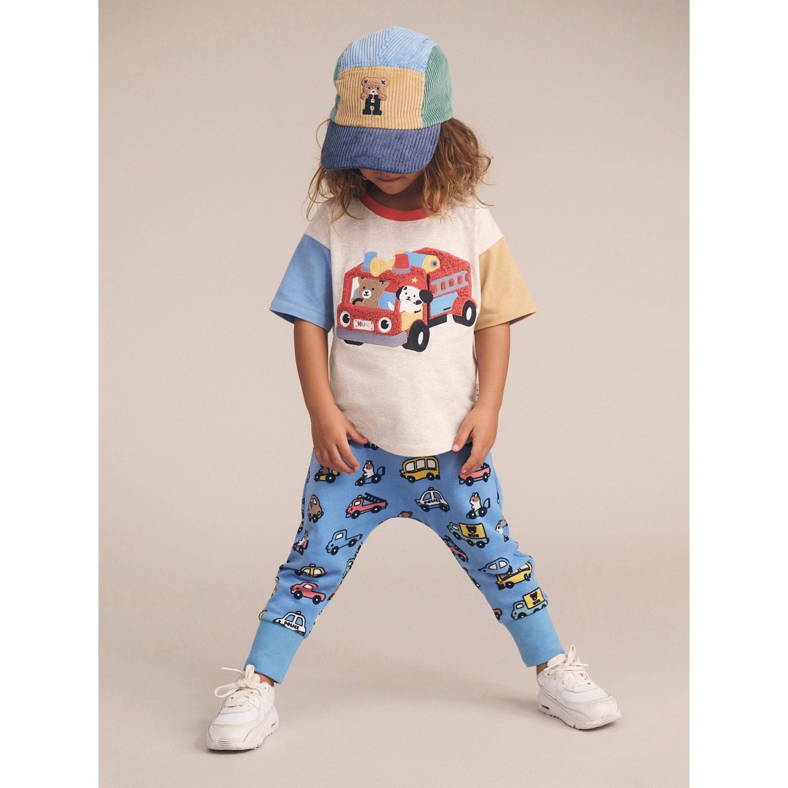 Midnight Colour Block Cord Cap