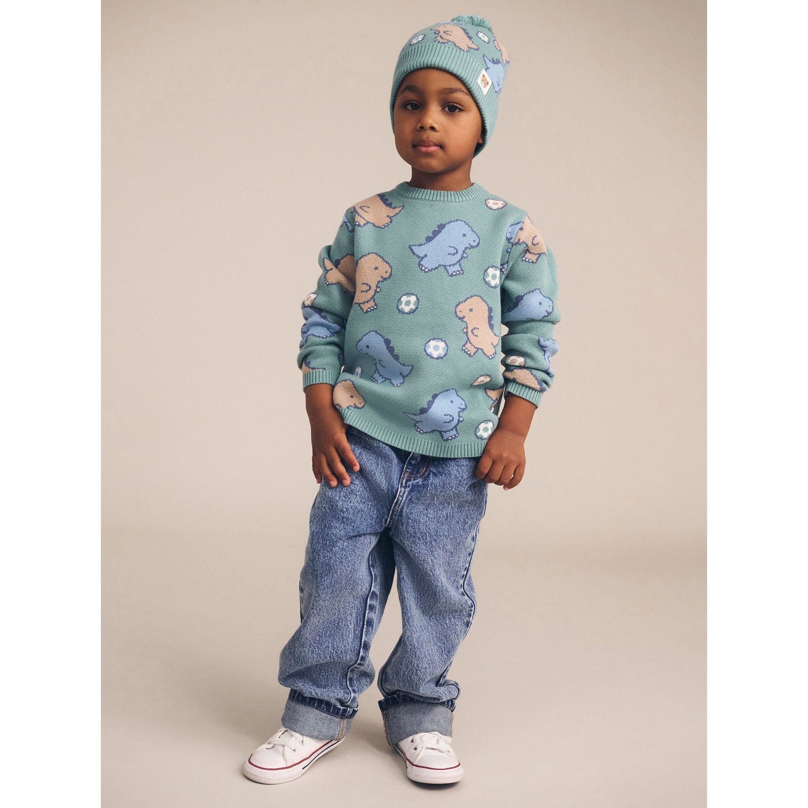 Dino Play Knit Beanie