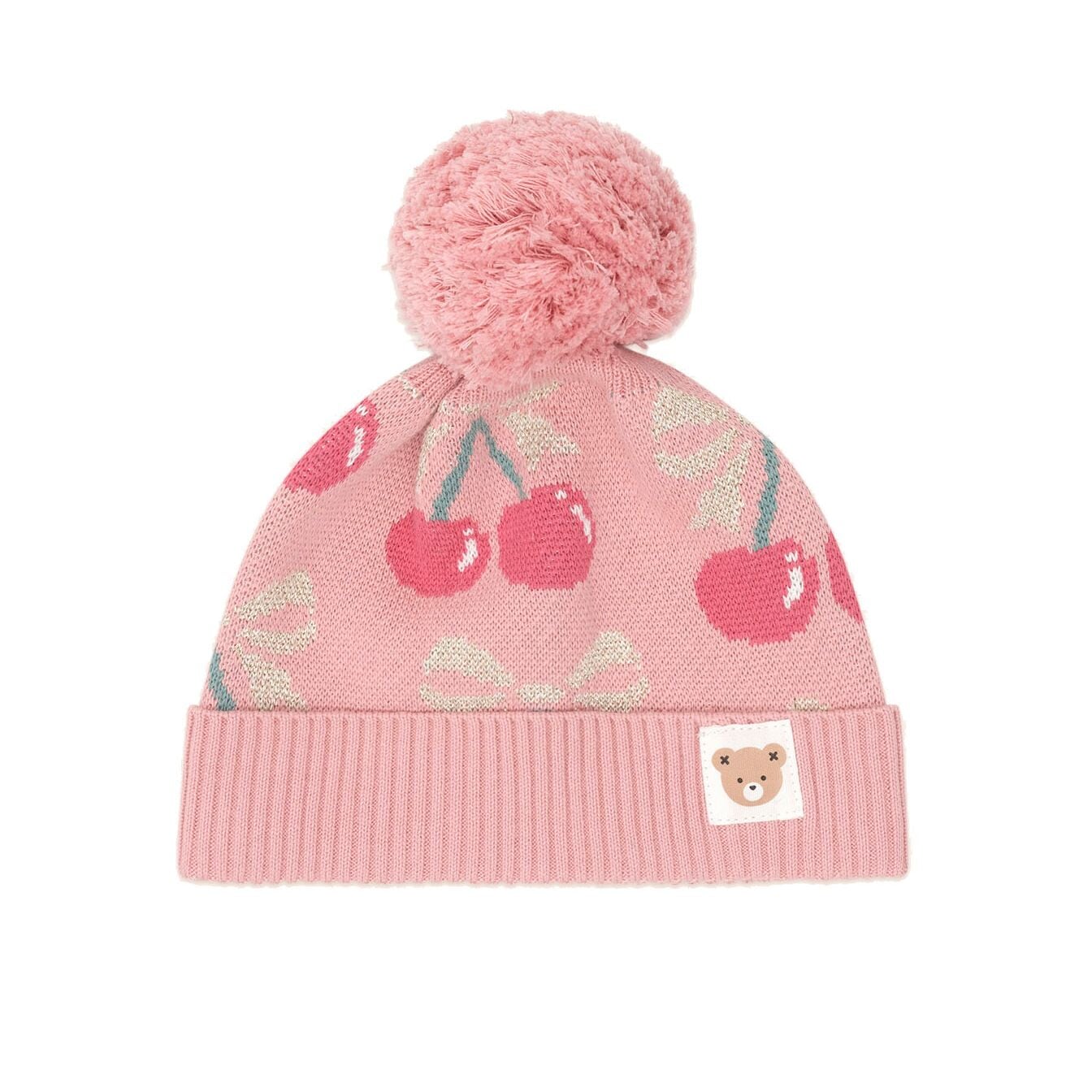 Cherry Bow Beanie