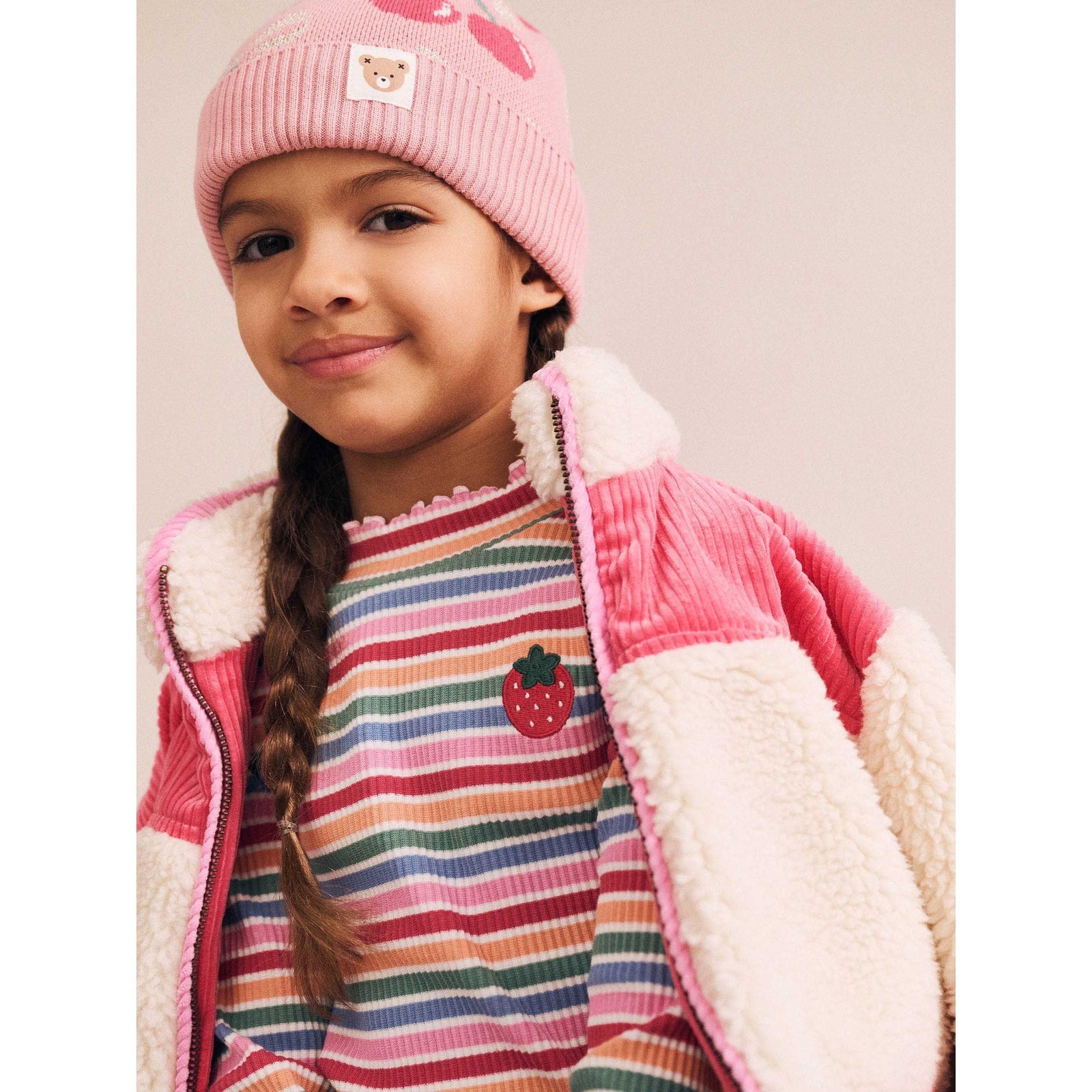 Cherry Bow Beanie