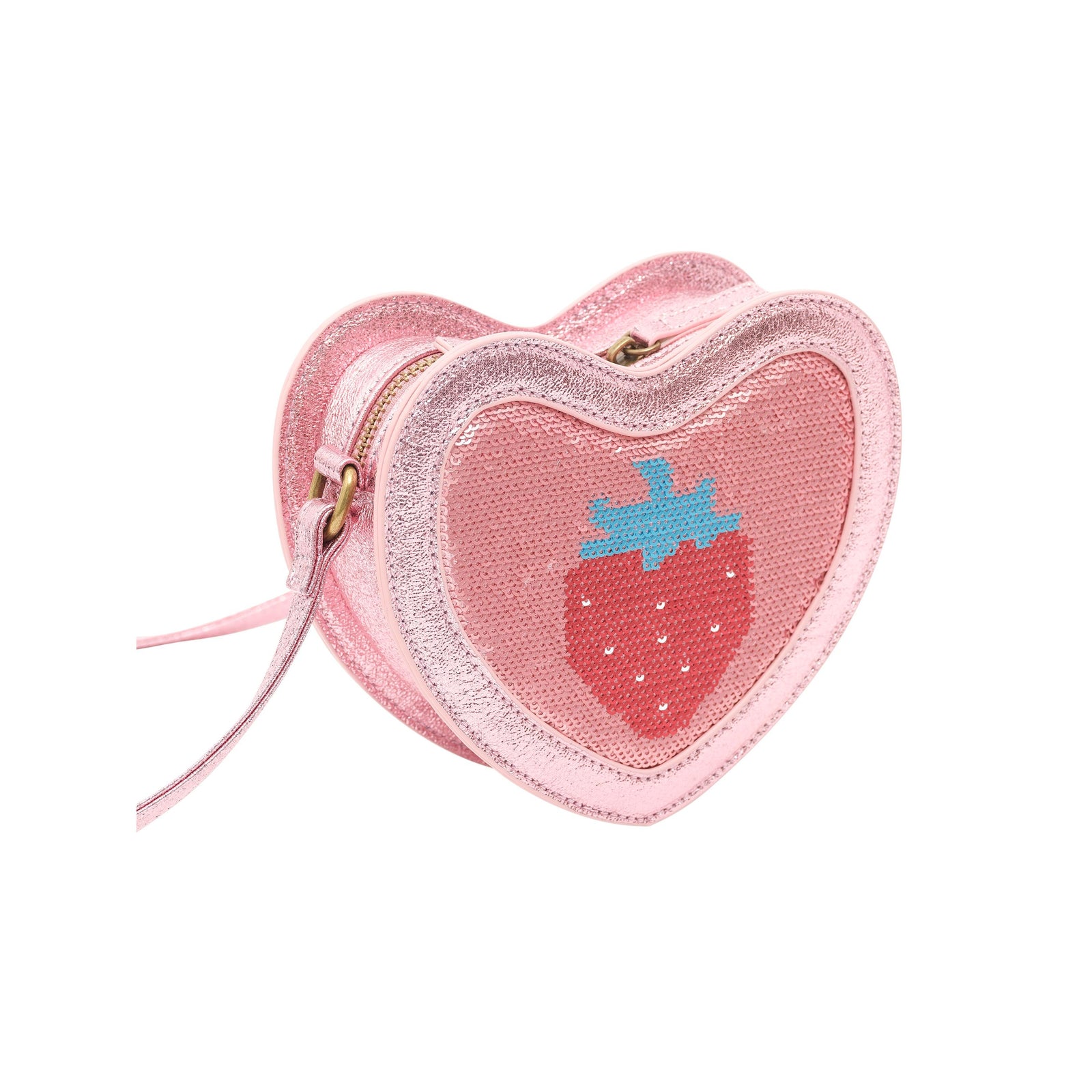Strawberry Sequin Heart Bag