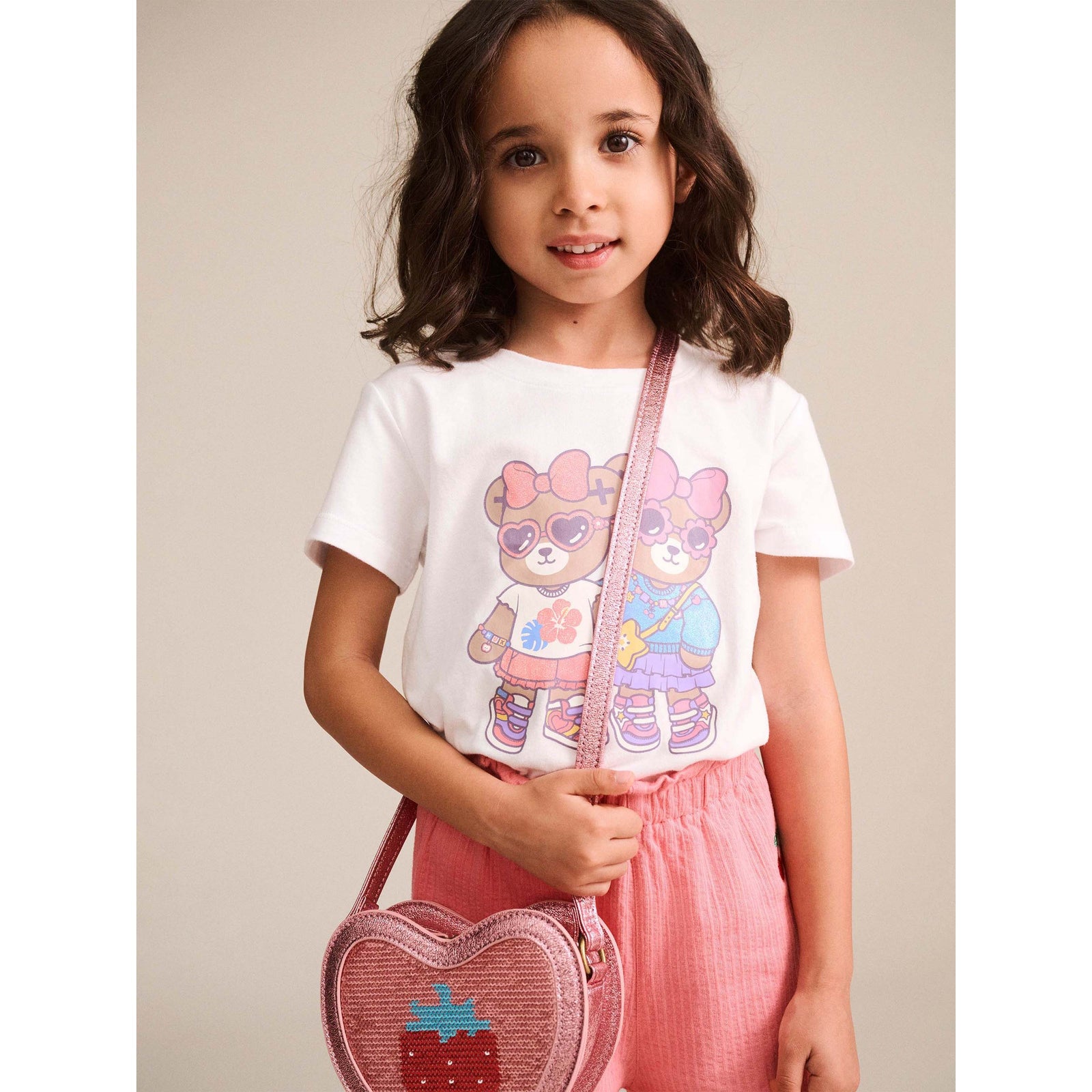 Strawberry Sequin Heart Bag