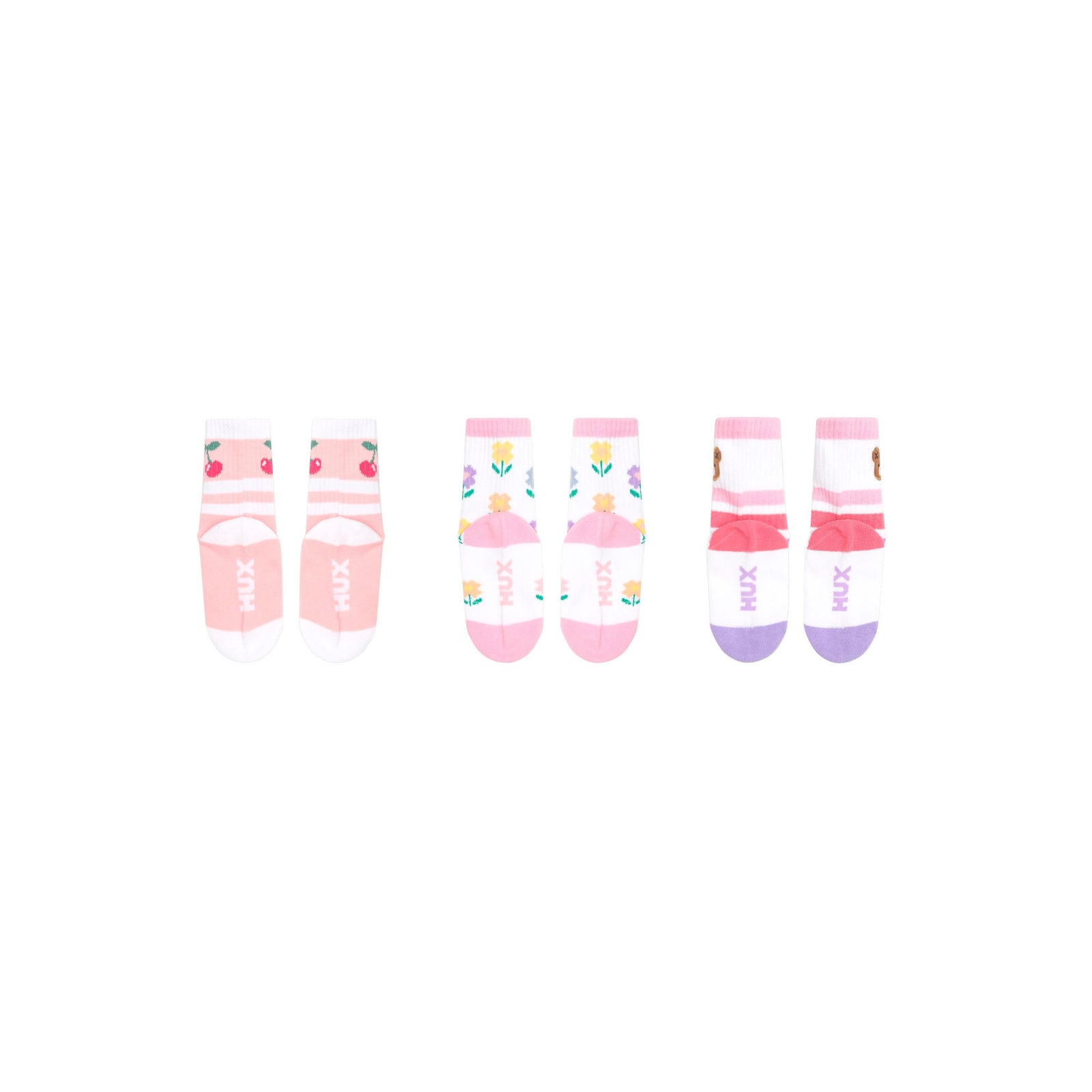 3Pk Girls Sports Socks