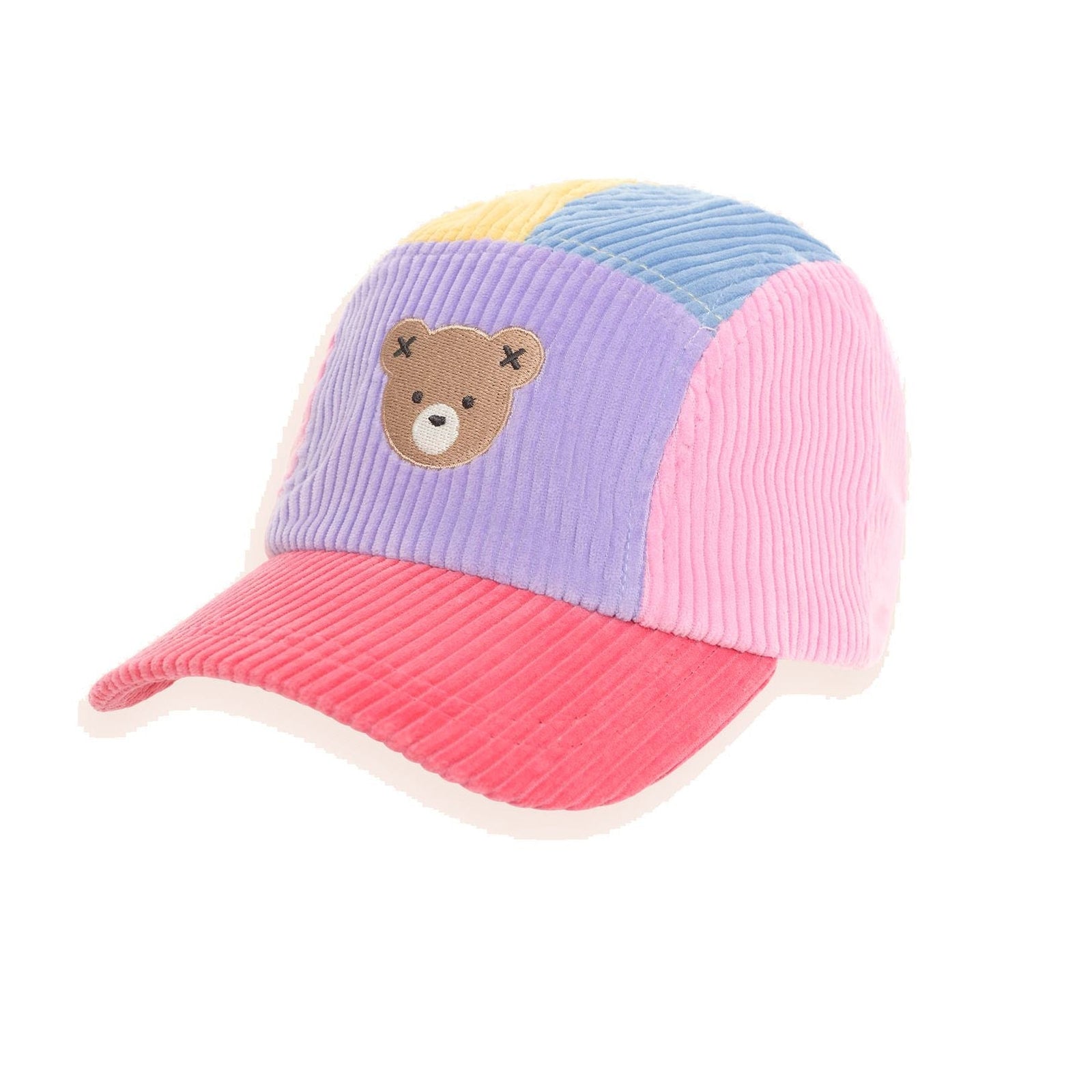 Colour Block Cord Panel Cap