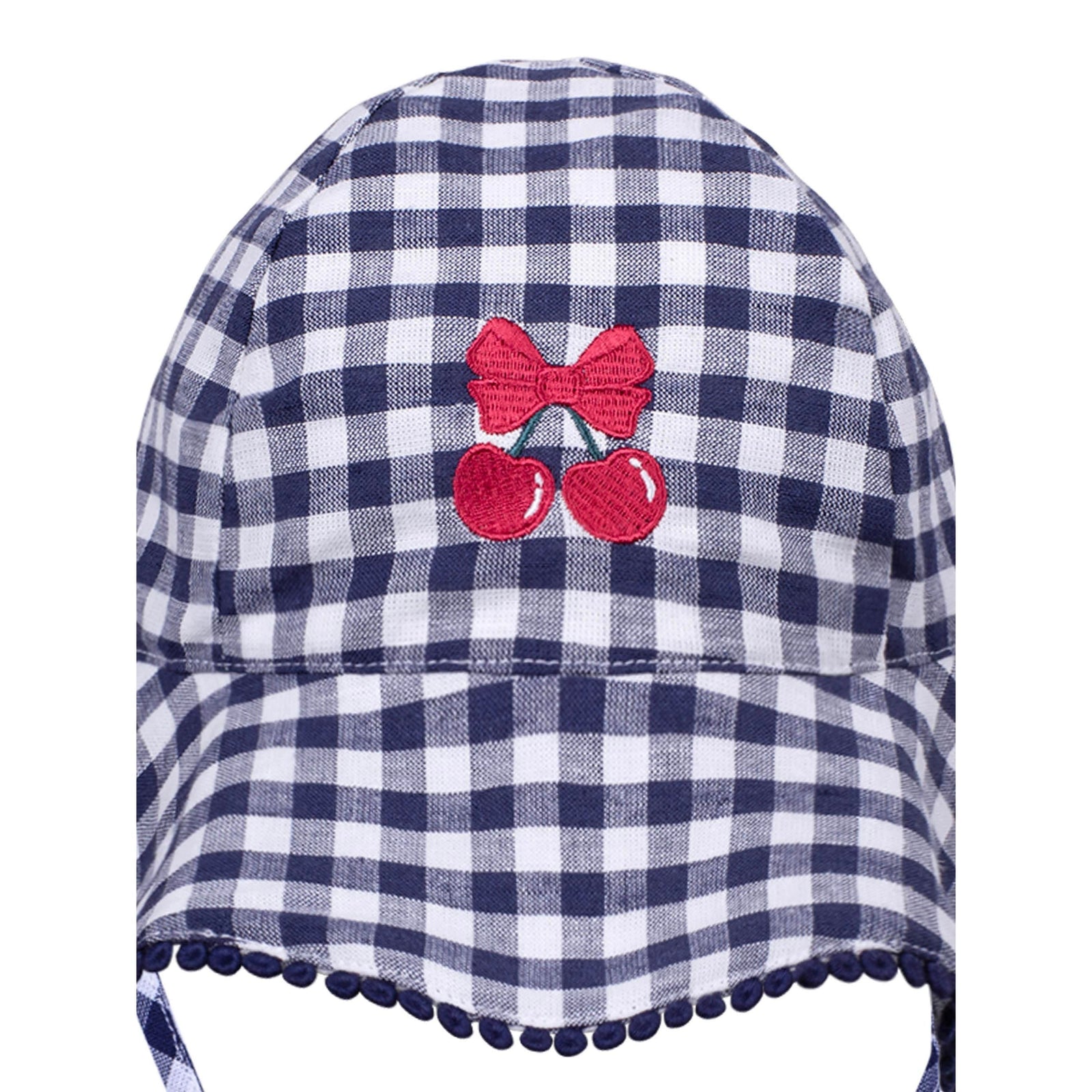 Frilly Sunhat Cherry Pie Check