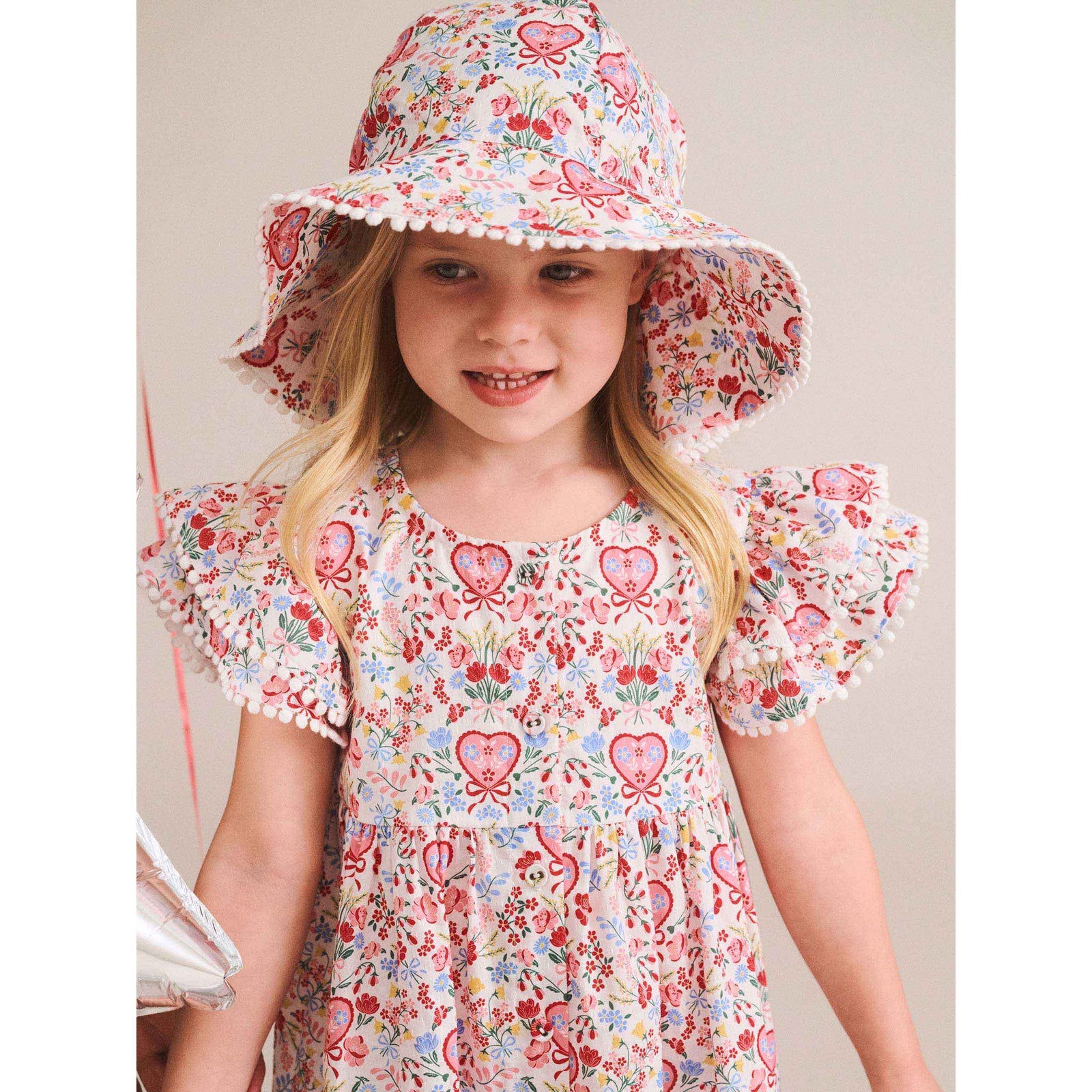 Scallop Floral Sunhat