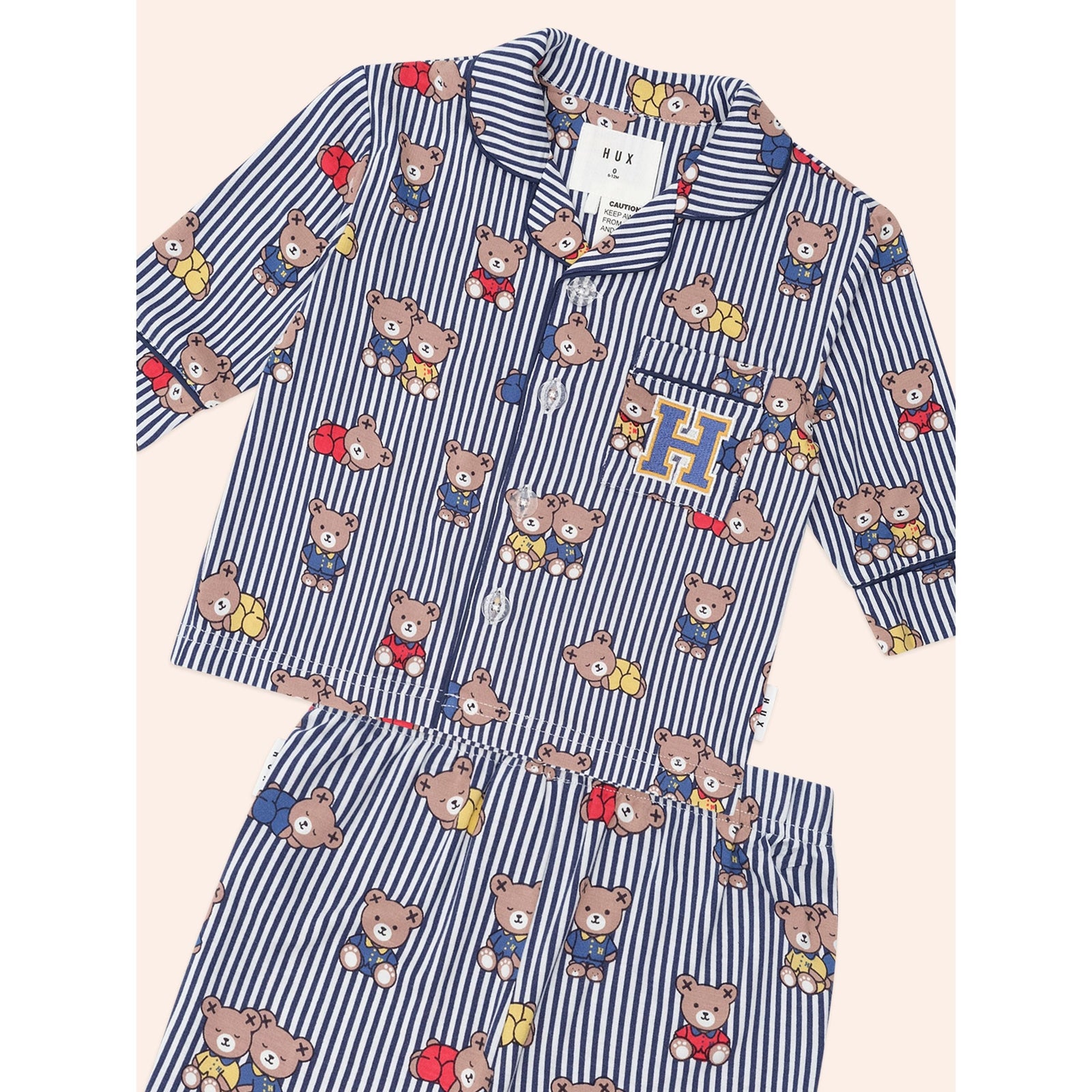 Sleepy Hux Stripe Pj Set