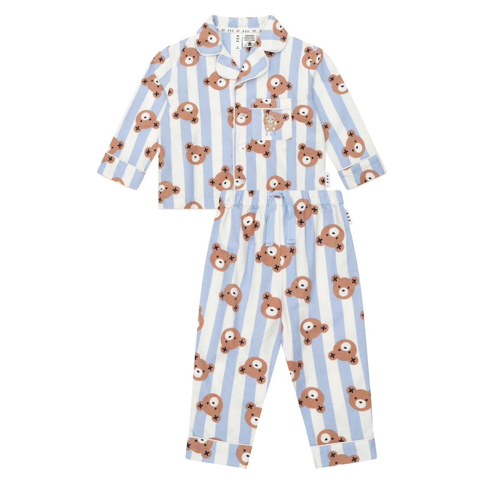 Dream Blue Classic Hux Stripe Sleep Set