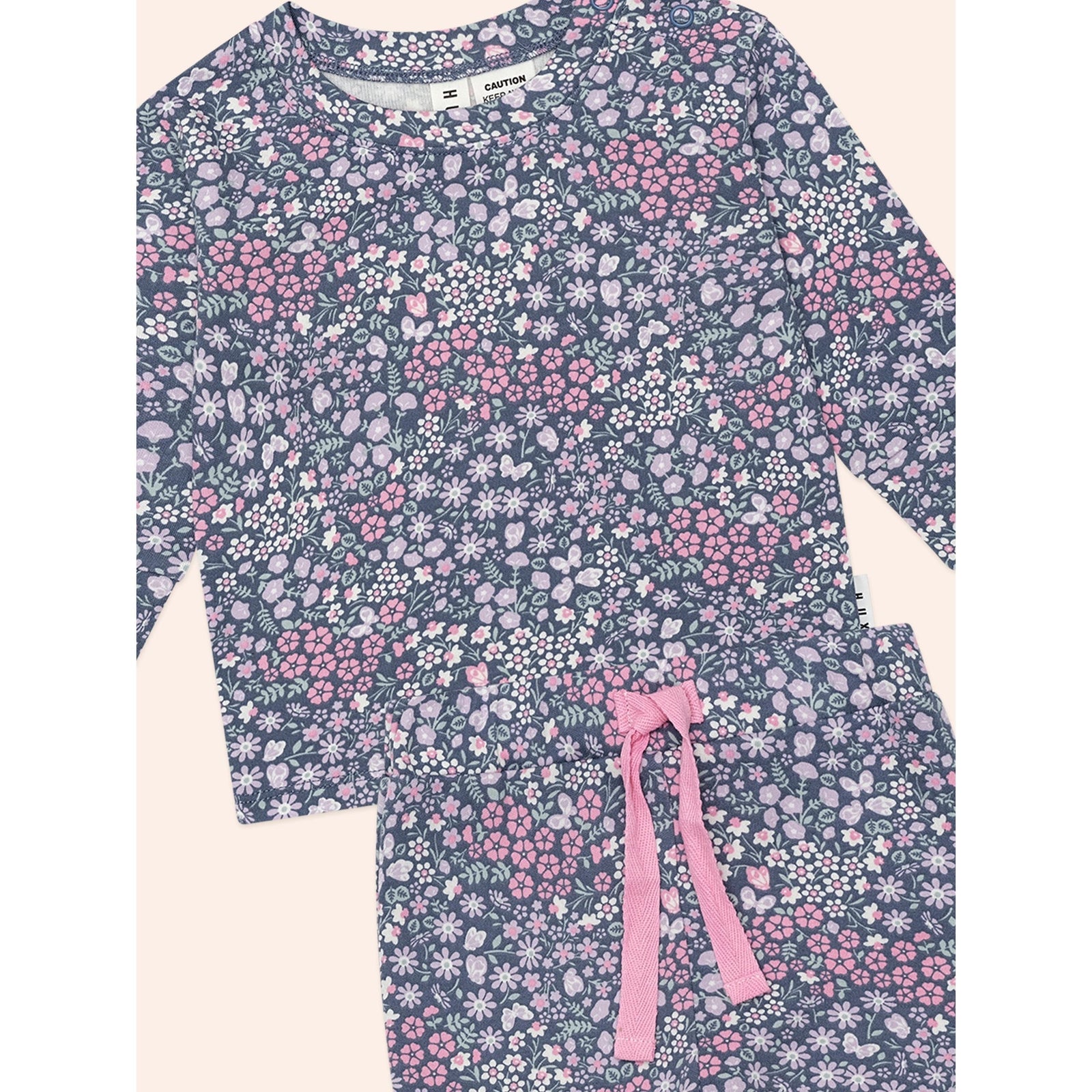 Midnight Flower Garden Sleep Set